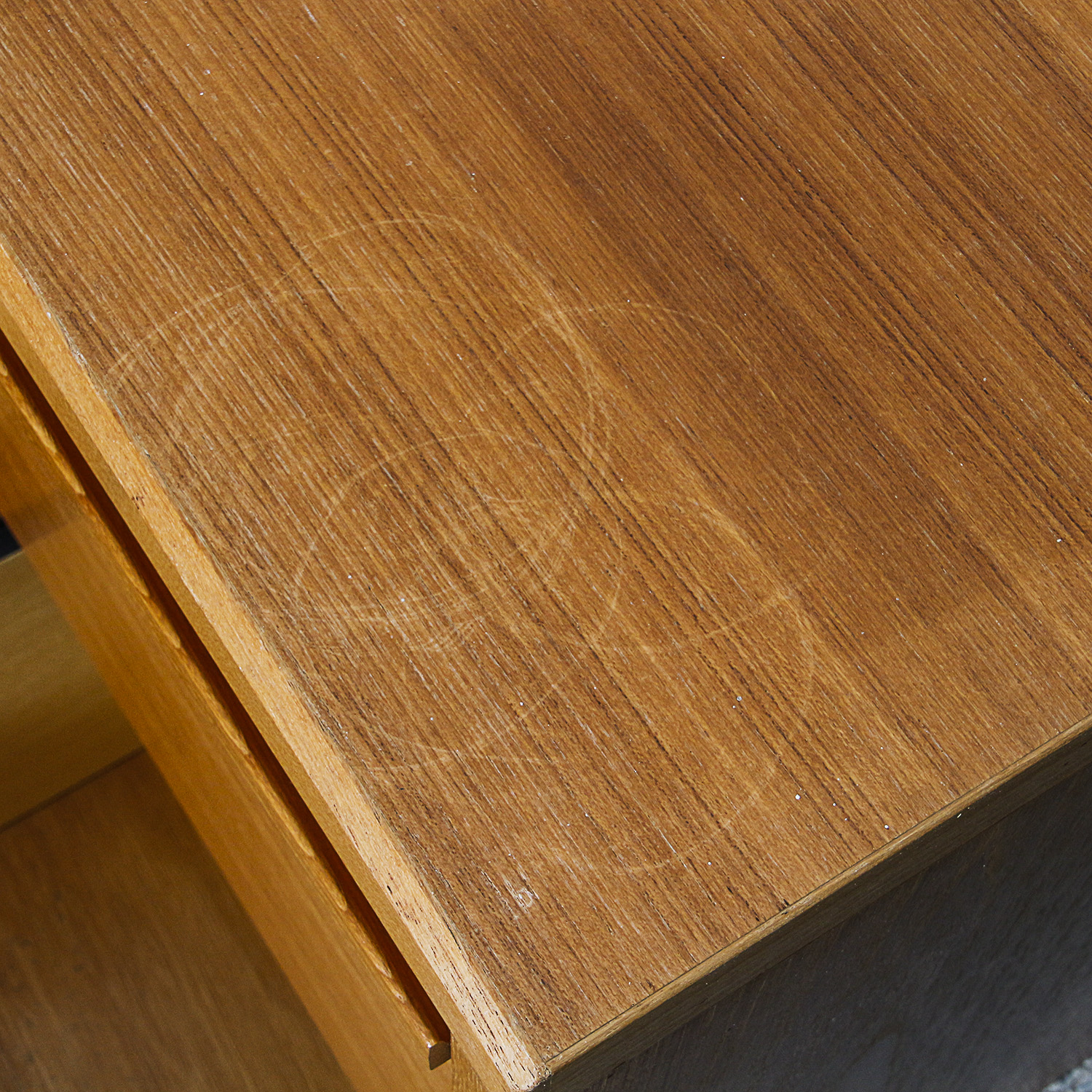 Vintage Danish Modern Teak Two-Drawer File Cabinet by Denka