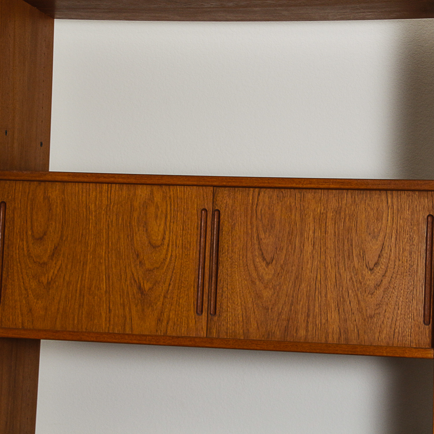 Vintage German Mid Century Modern Teak Shelving Unit