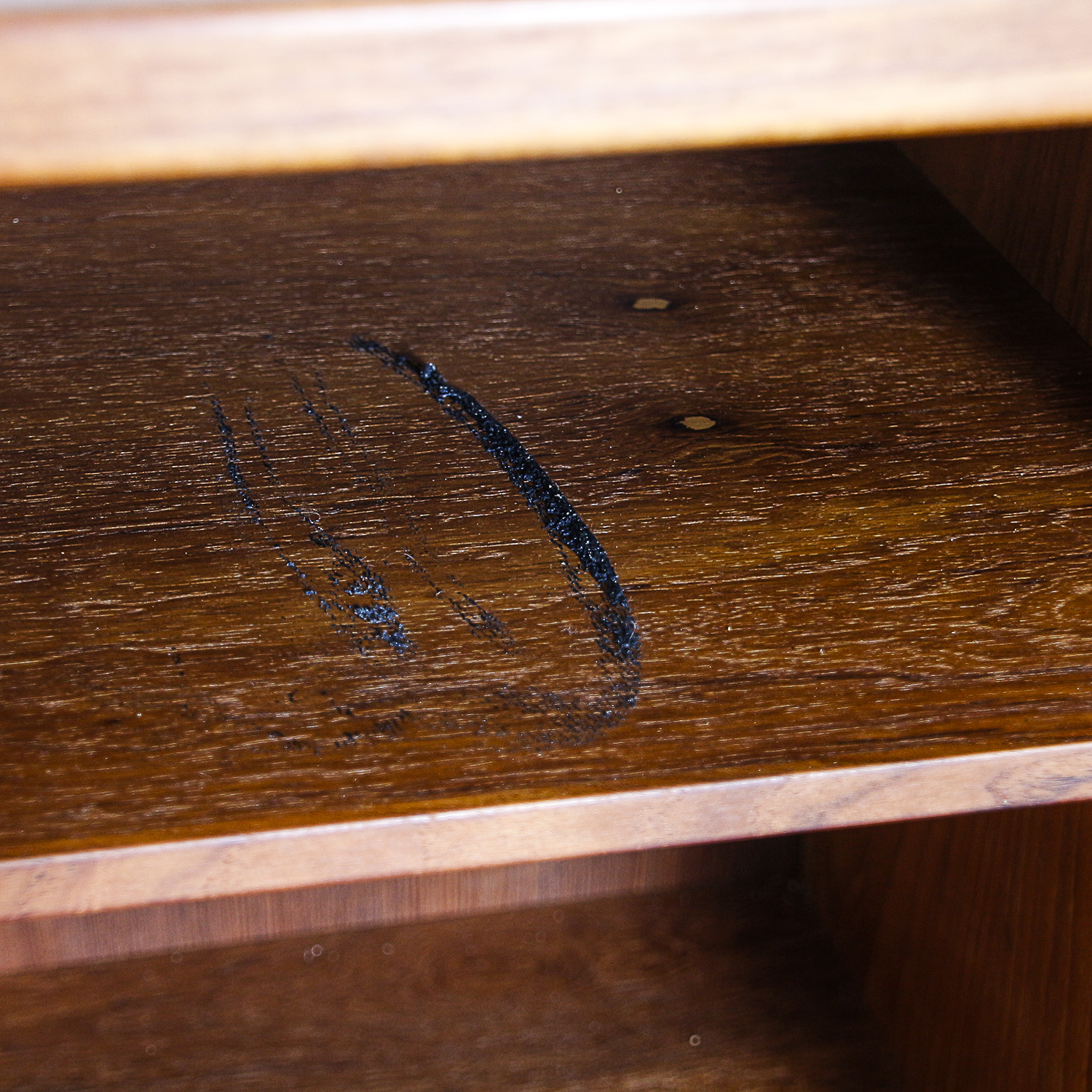 Vintage German Mid Century Modern Teak Shelving Unit