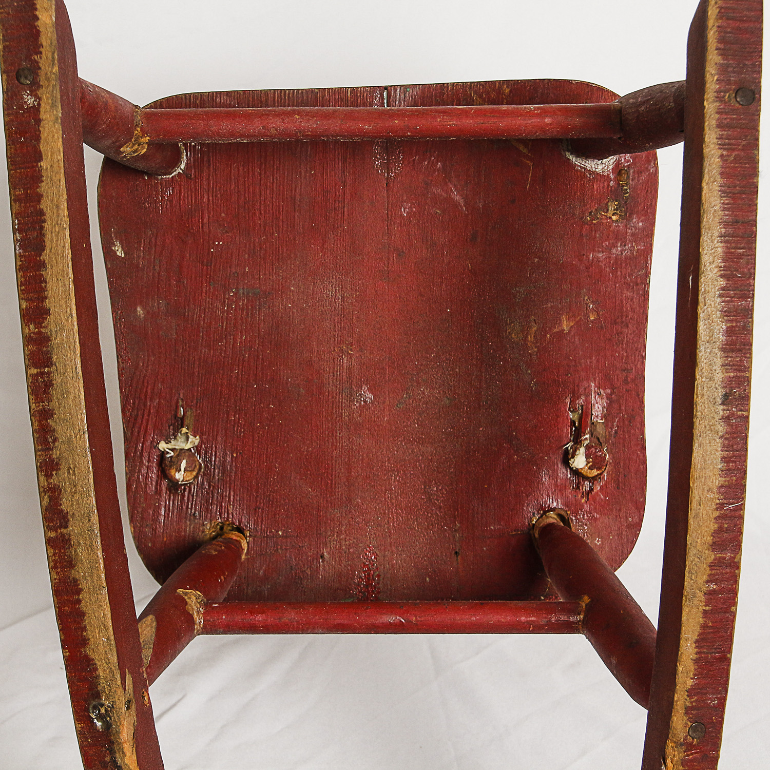 Vintage Windsor Style Children's Side Chair and Miniature Rocking Chair