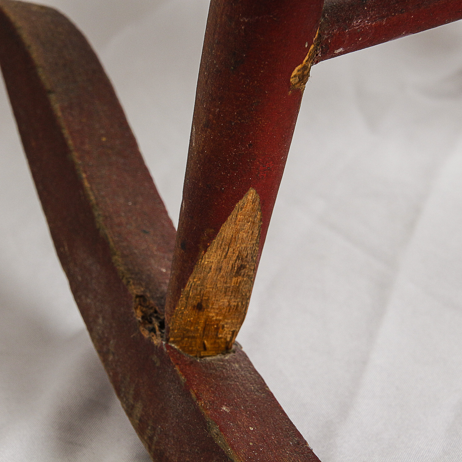 Vintage Windsor Style Children's Side Chair and Miniature Rocking Chair