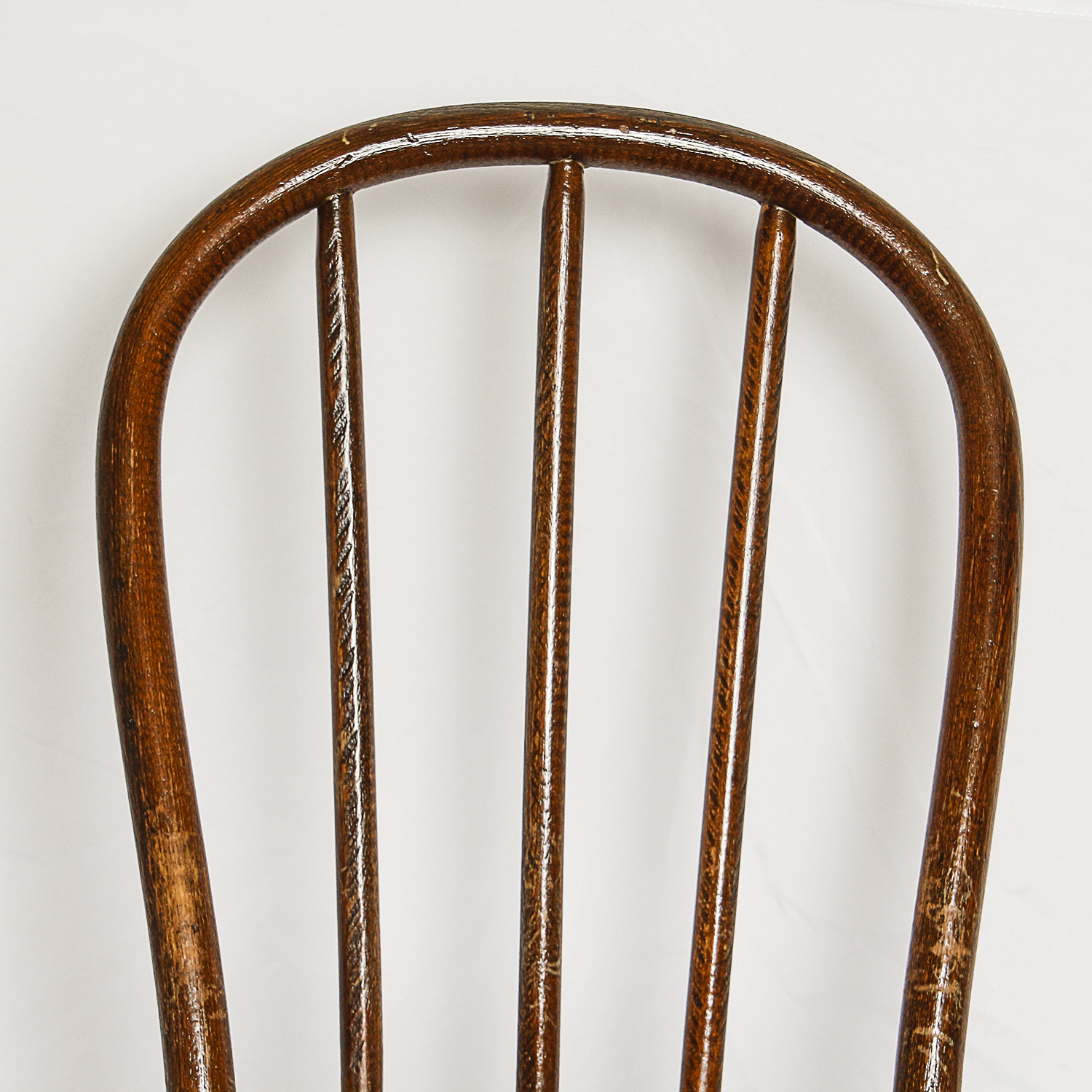 Vintage Windsor Style Children's Side Chair and Miniature Rocking Chair