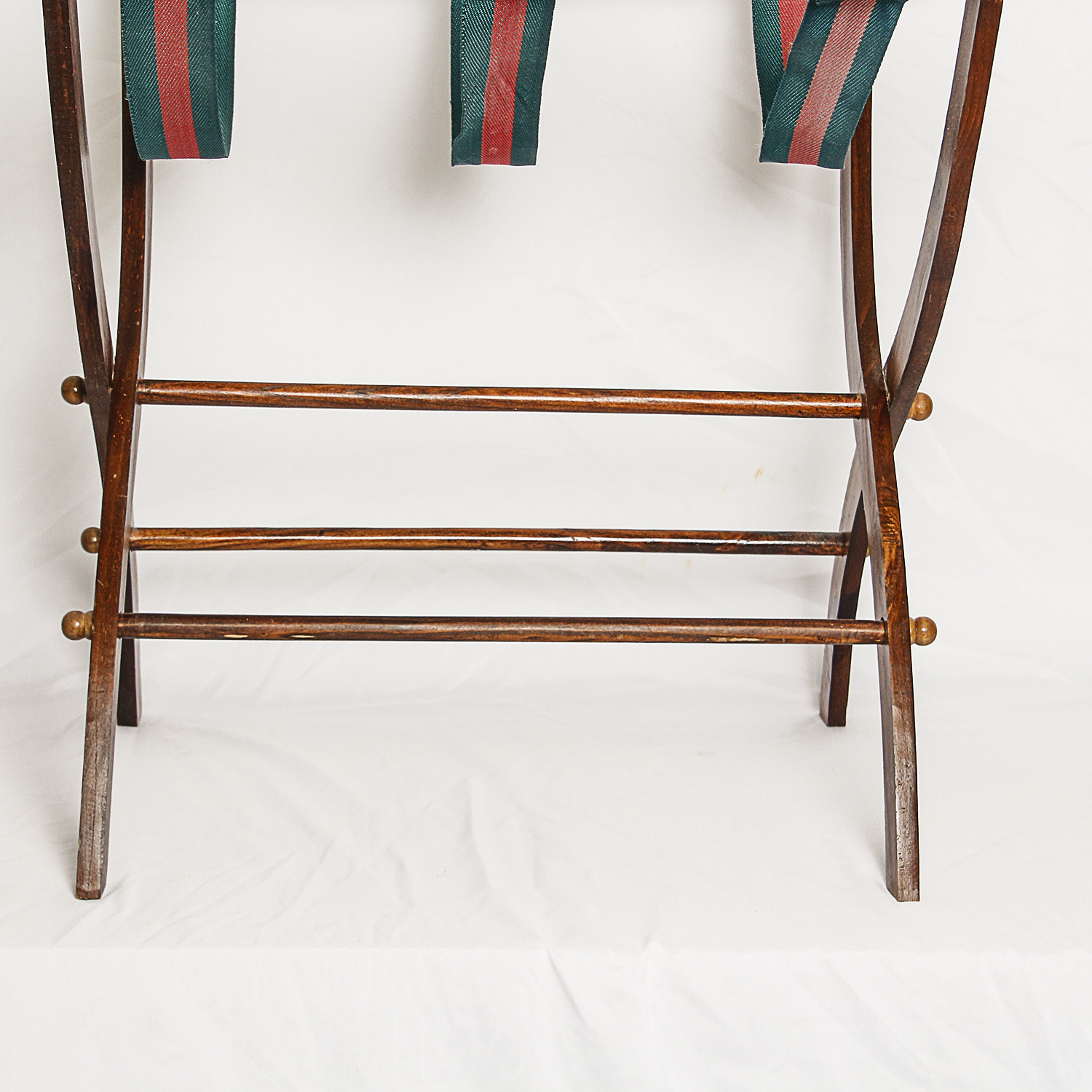 Vintage Folding Luggage Rack