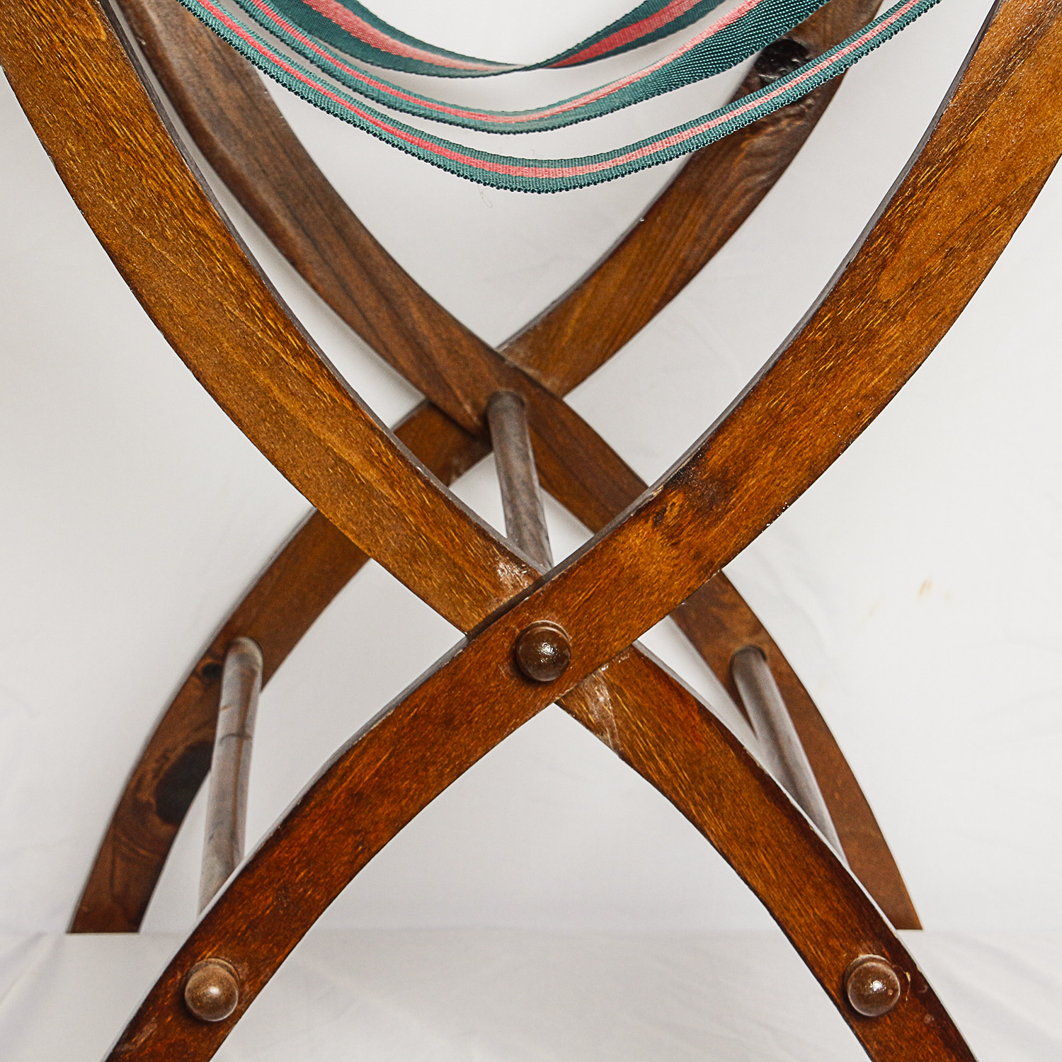 Vintage Folding Luggage Rack
