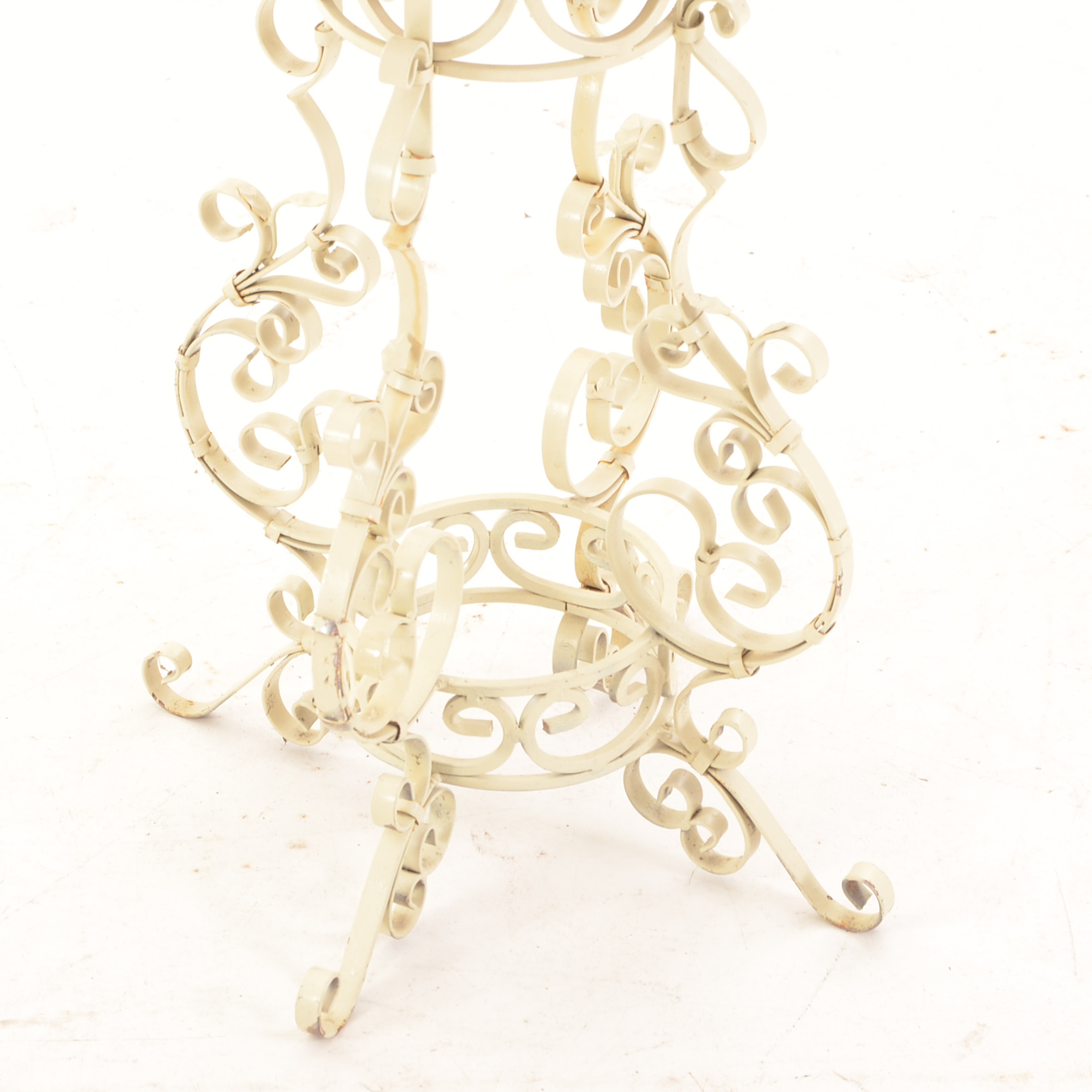 Scrolled  Wrought Iron Planters