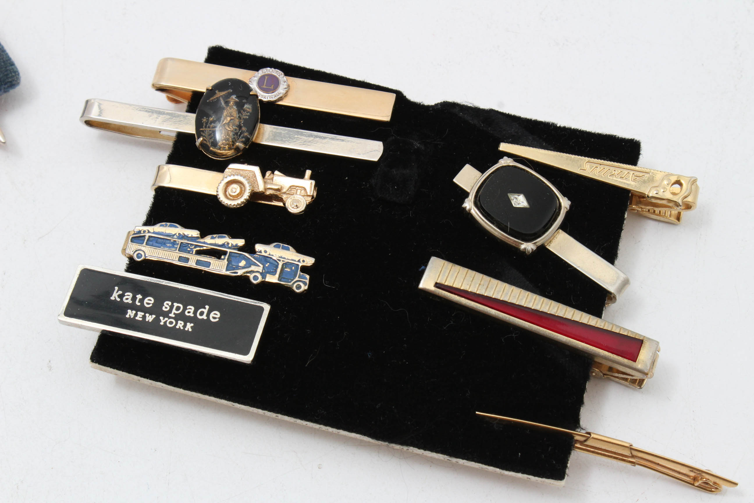 Collection of Vintage Tie Bars Including Swank