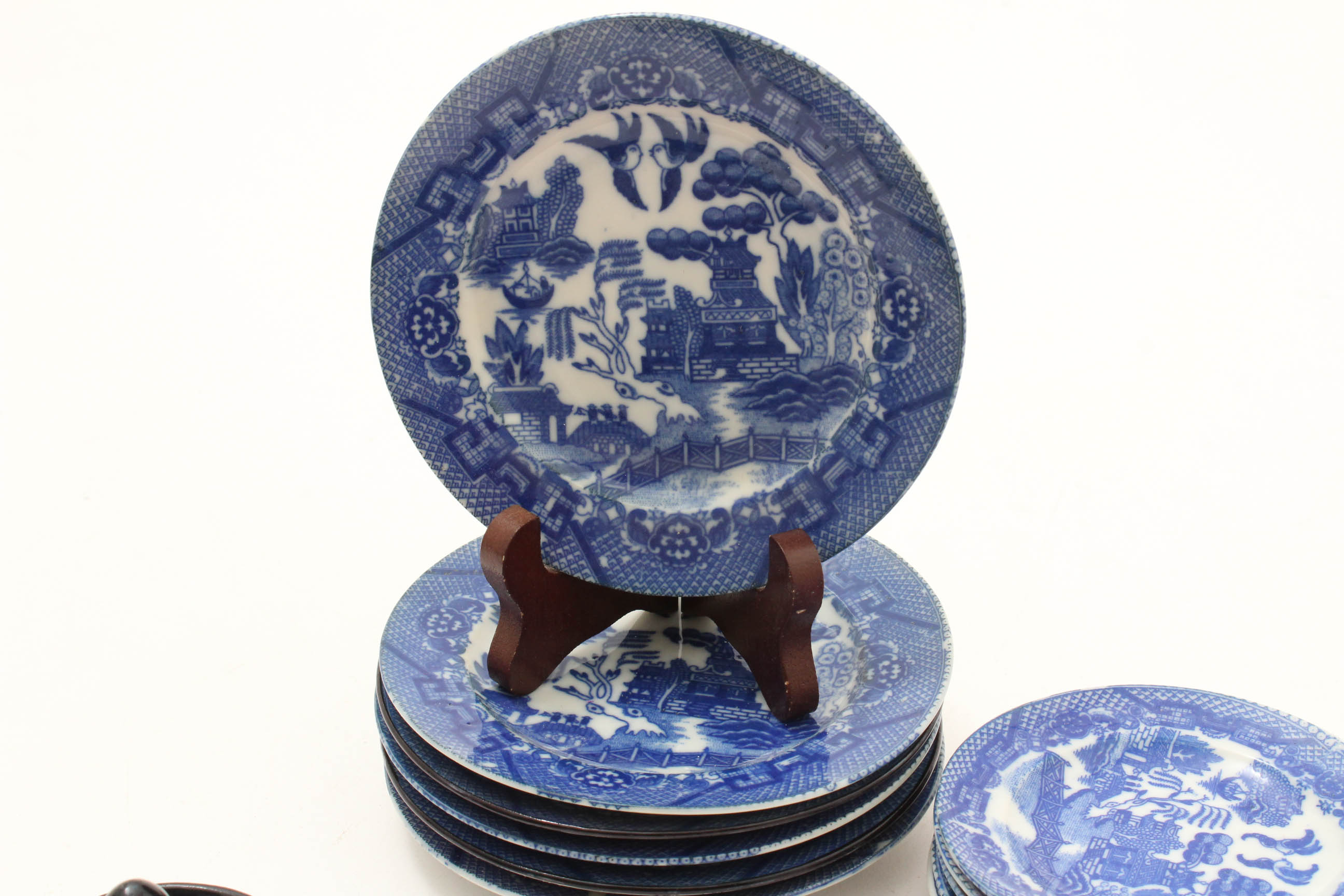 Collection of Child's "Blue Willow" Dishes