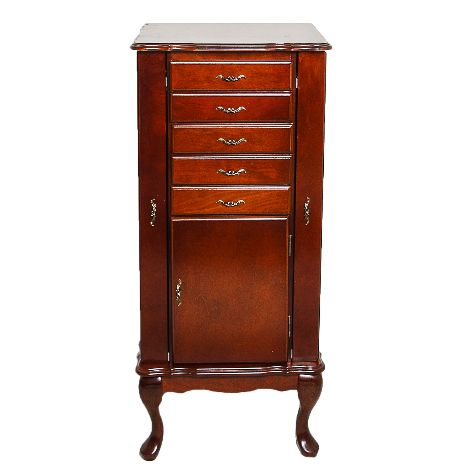 Queen Anne Style Jewelry Chest