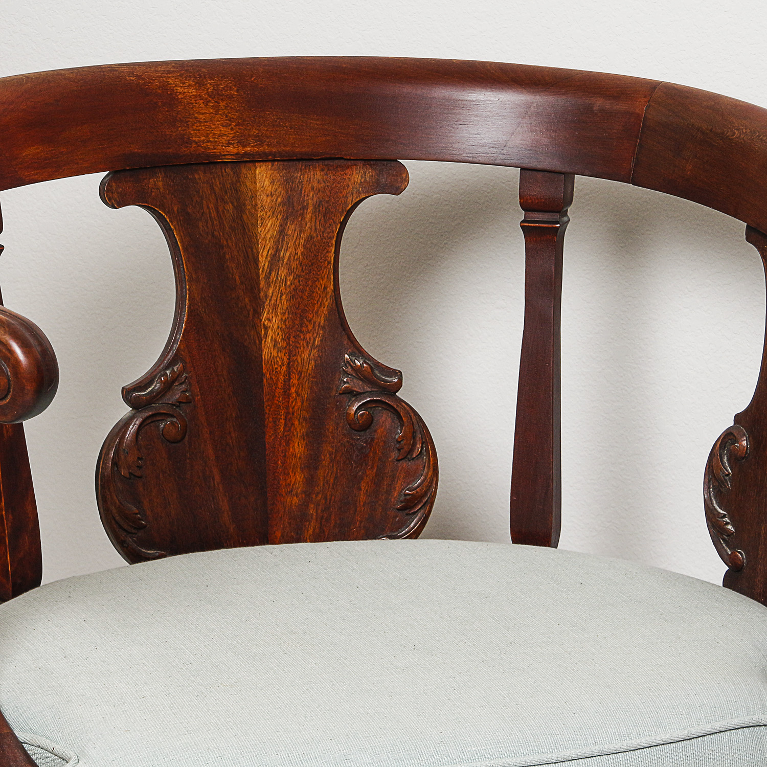 Vintage Victorian Style Mahogany Rocking Chair