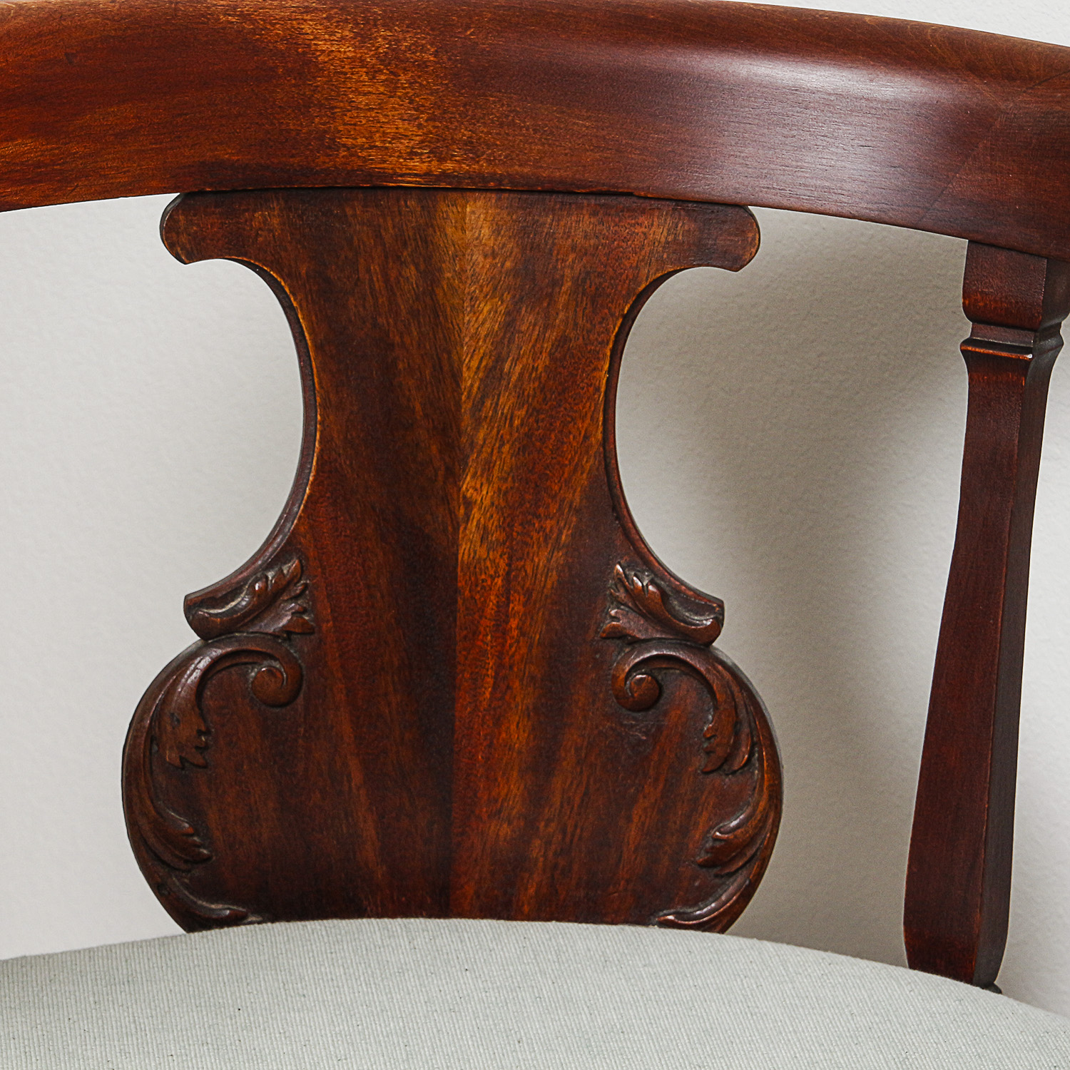 Vintage Victorian Style Mahogany Rocking Chair