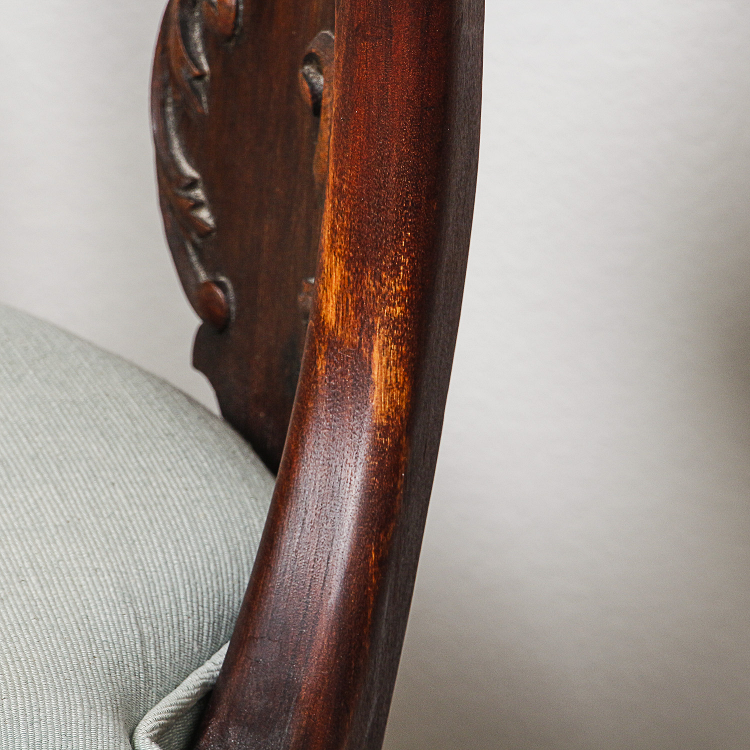 Vintage Victorian Style Mahogany Rocking Chair