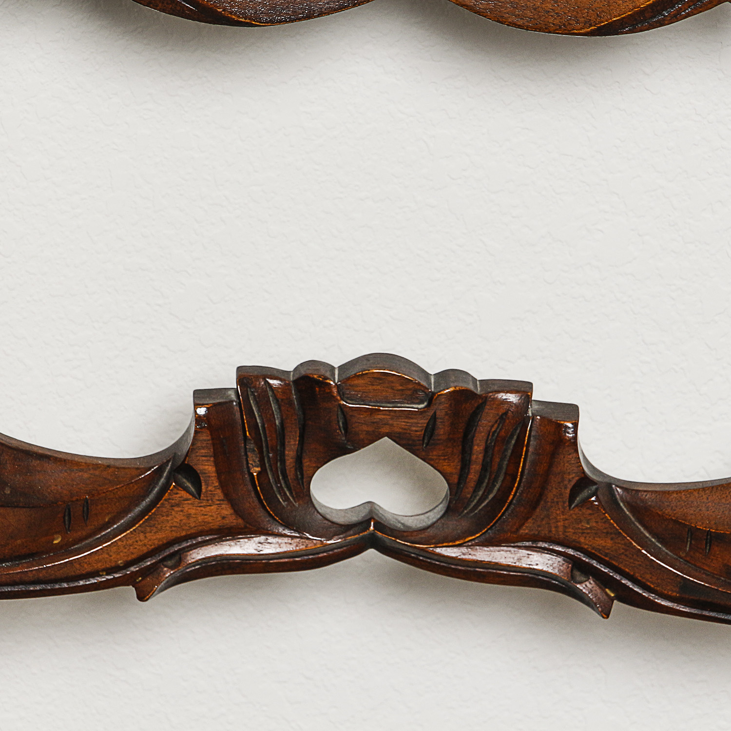 Vintage Victorian Style Mahogany Side Chair and Stool by Davis Cabinet Company