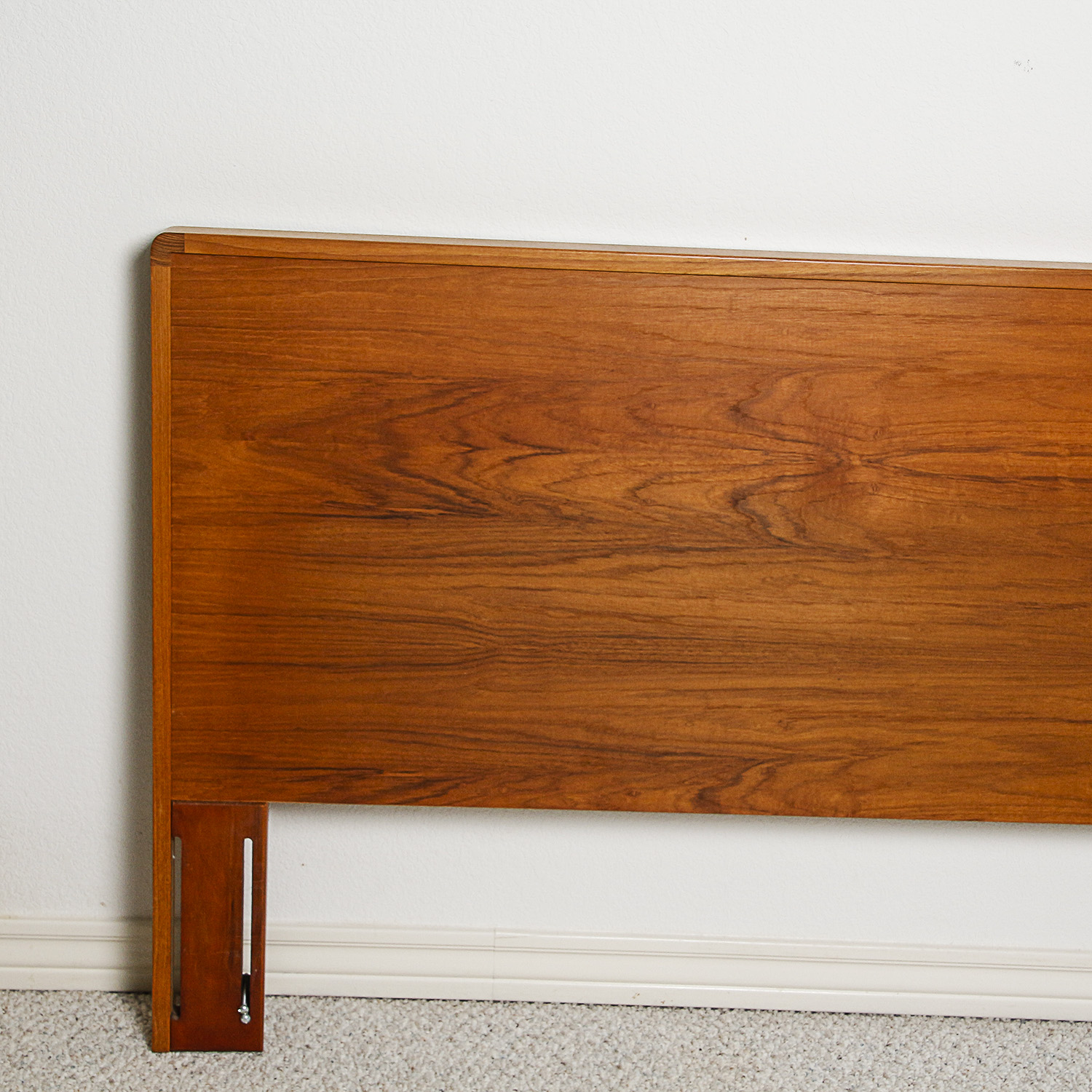 Vintage Teak Queen Size Headboard