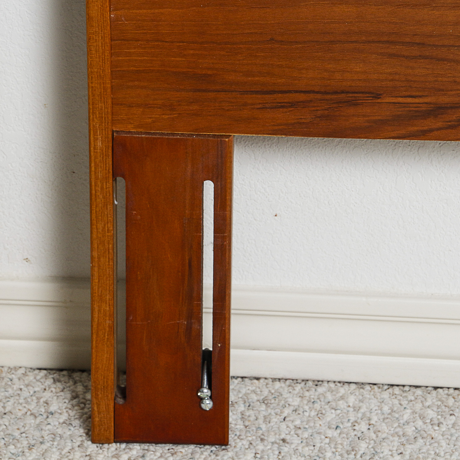 Vintage Teak Queen Size Headboard