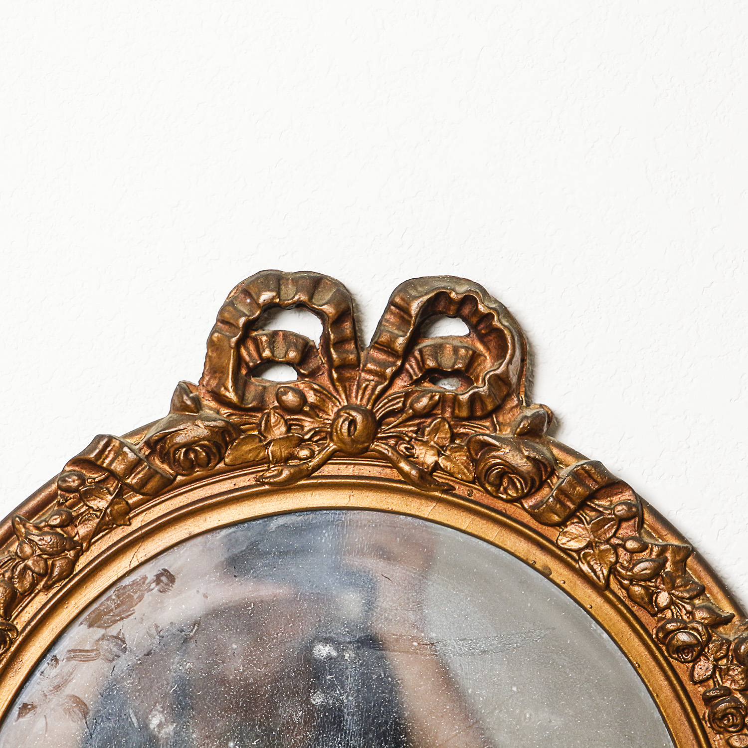 Vintage Gilt Gesso Wall Mirror