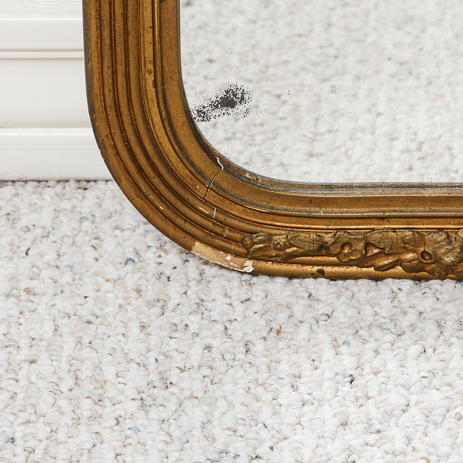 Vintage Gilt Gesso Wall Mirror