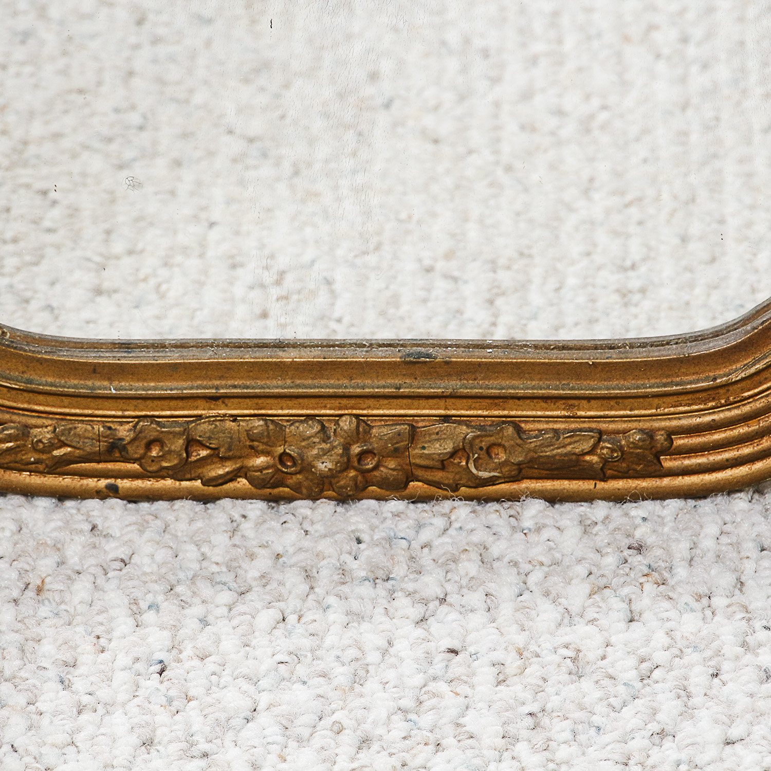 Vintage Gilt Gesso Wall Mirror