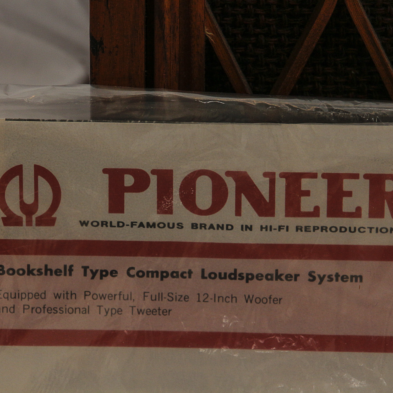 Vintage Pioneer CS-55 Bookshelf Type Compact Loudspeaker System with Manual