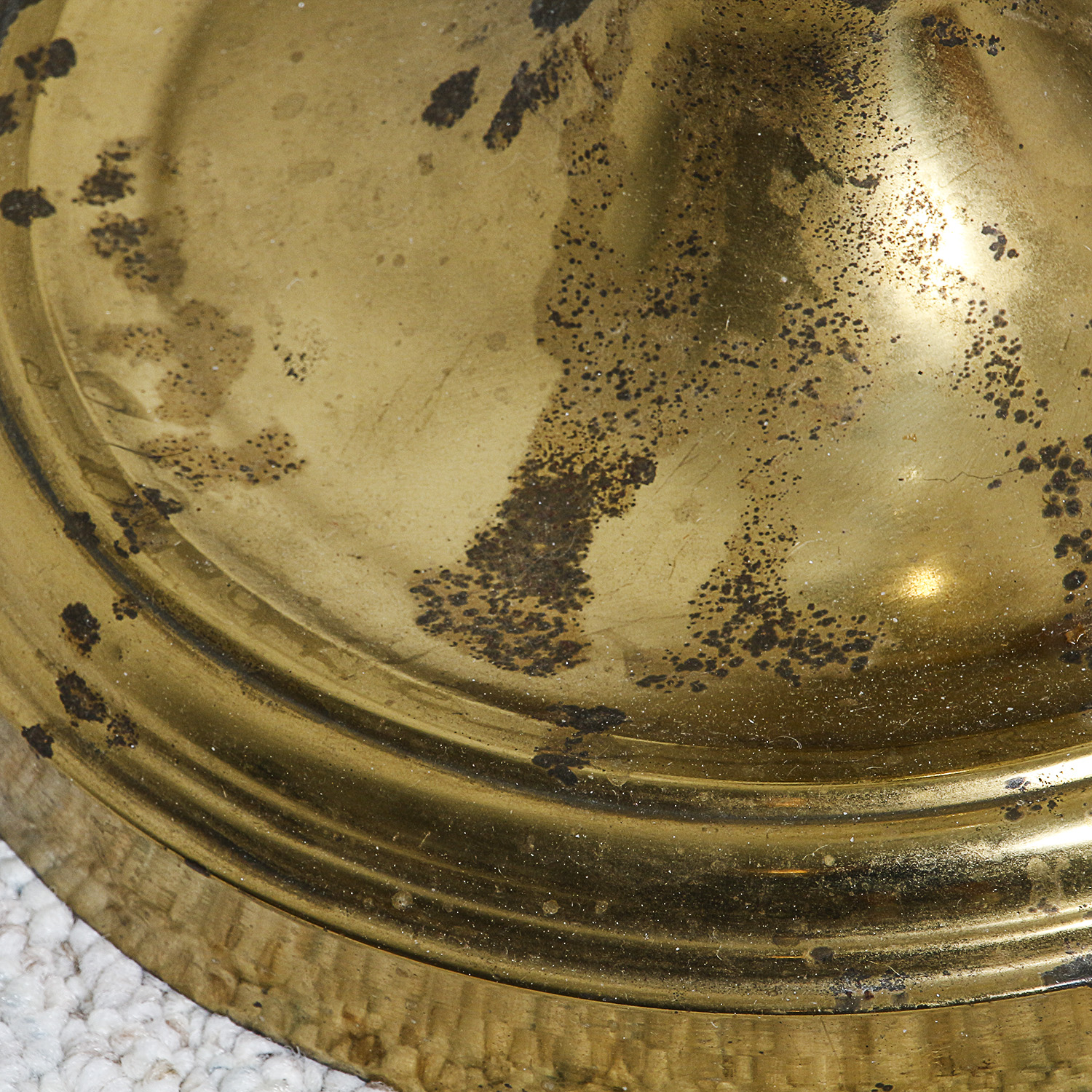 Brass Finished Torchiere Floor Lamp