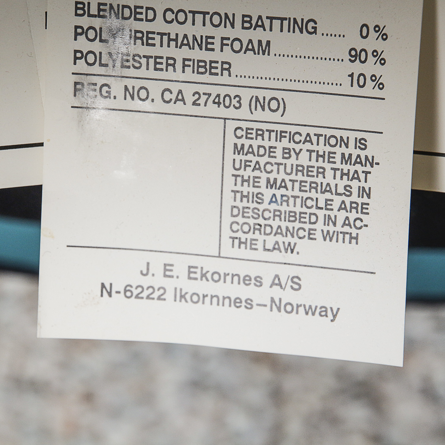 Ekornes "Stressless" Leather Chair with Computer Table and Ottoman