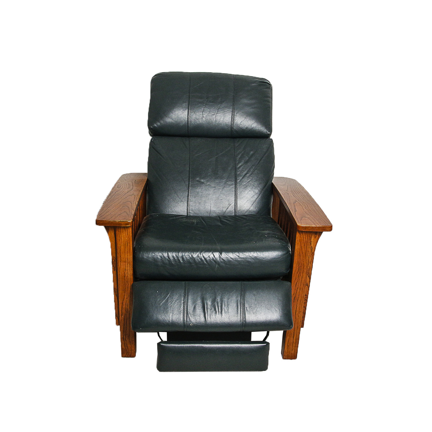 Arts and Crafts Style Oak Recliner by Lane