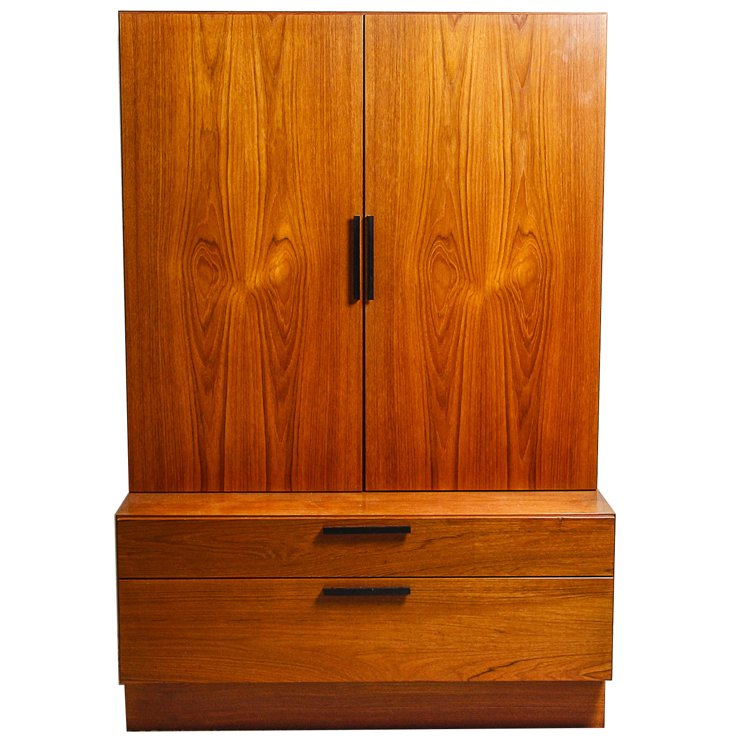 Vintage Mid Century Modern Teak Wardrobe
