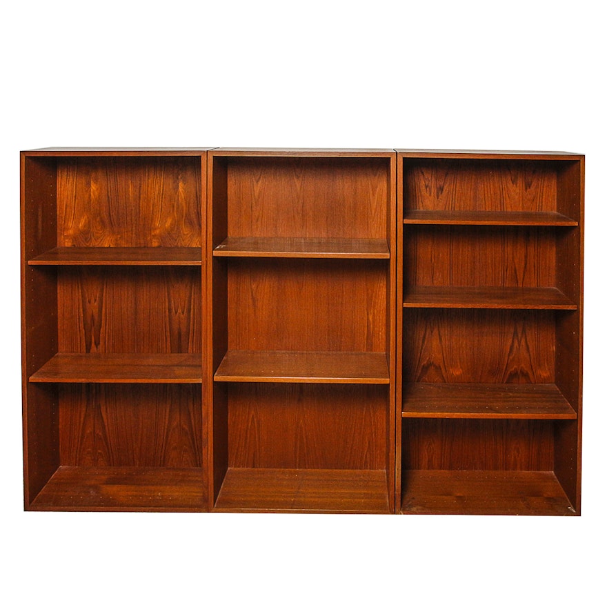 Vintage Teak Bookcases