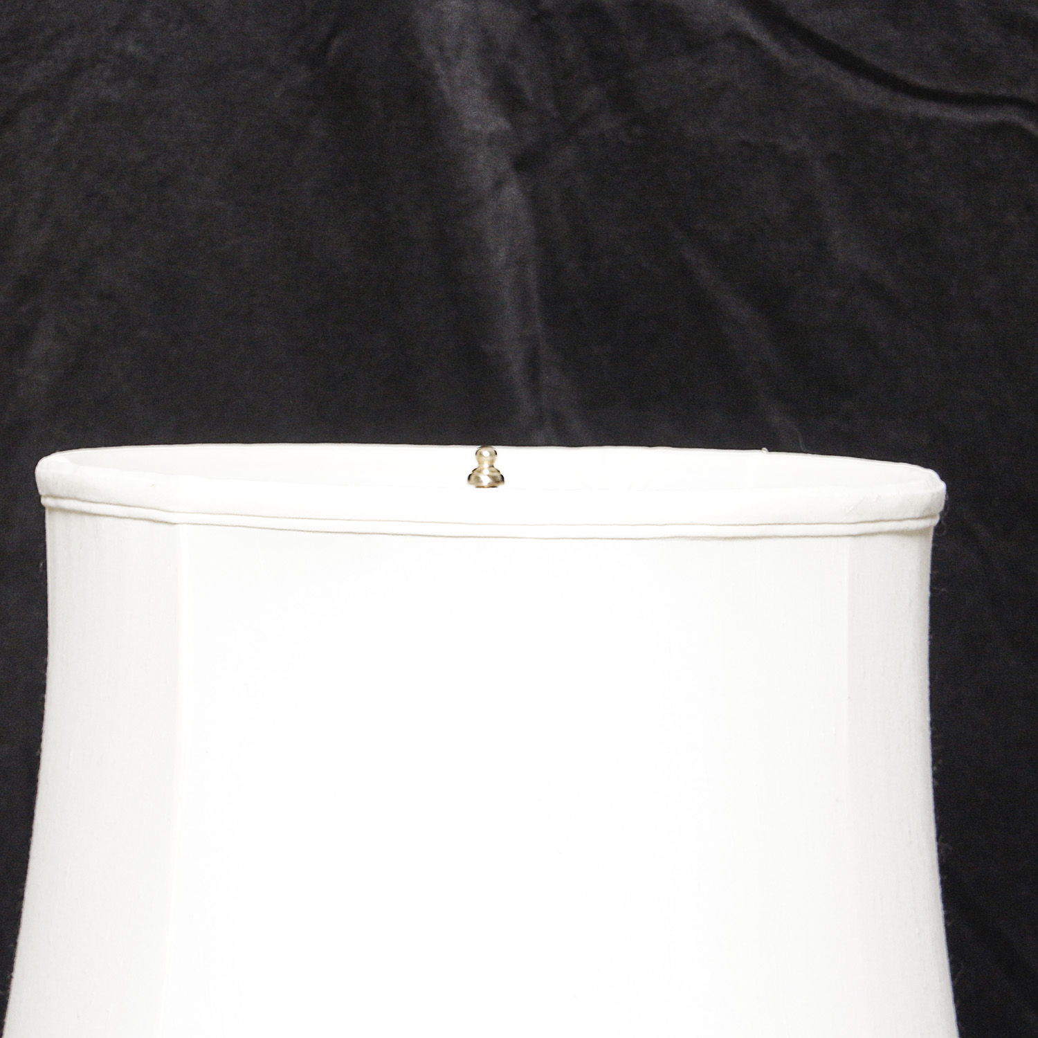 Floral and Foliate Themed Pressed Glass Table Lamps with Fabric Shades