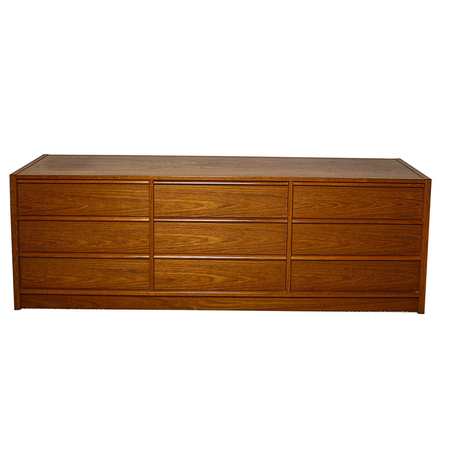 Vintage Mid Century Modern Teak Dresser