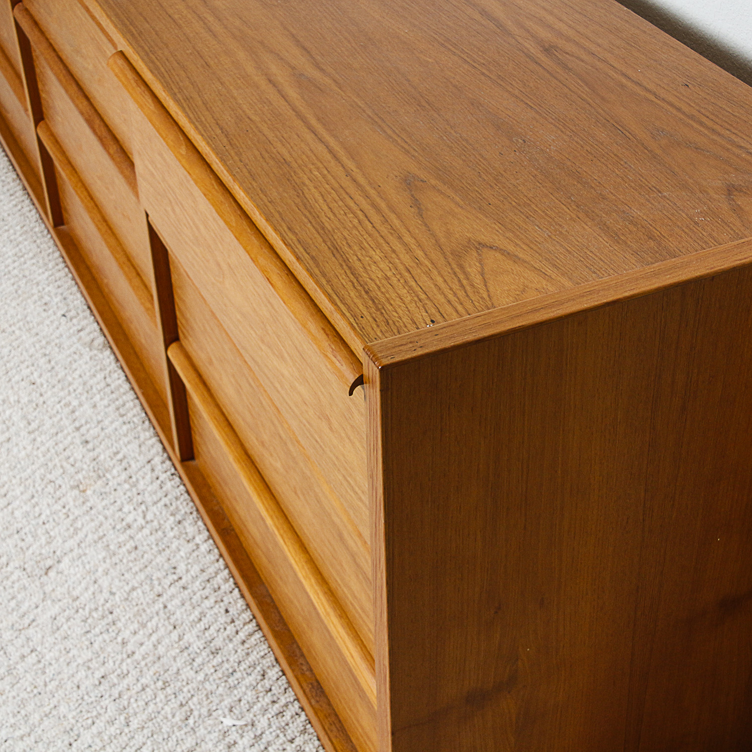 Vintage Mid Century Modern Teak Dresser