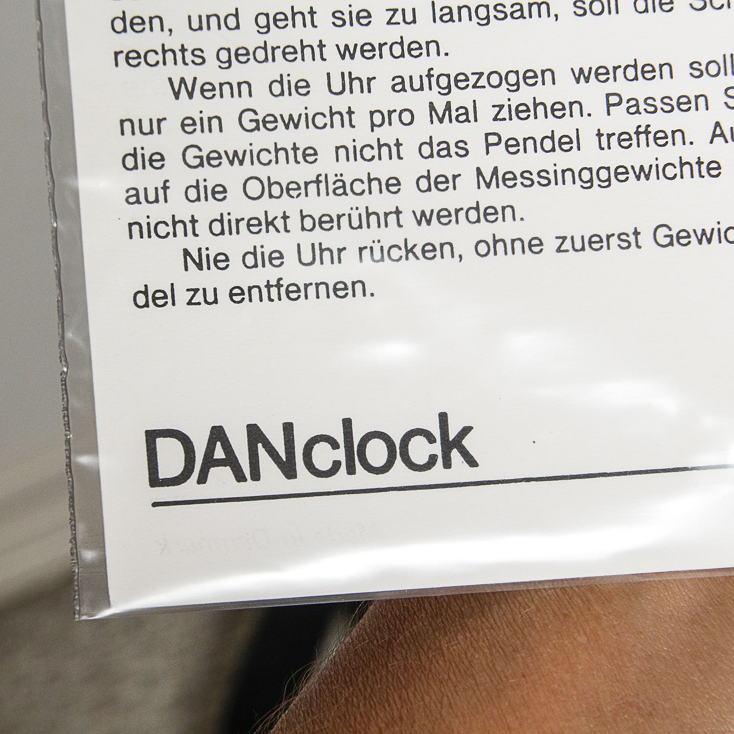 Danclock Danish Modern Teak Grandfather Clock