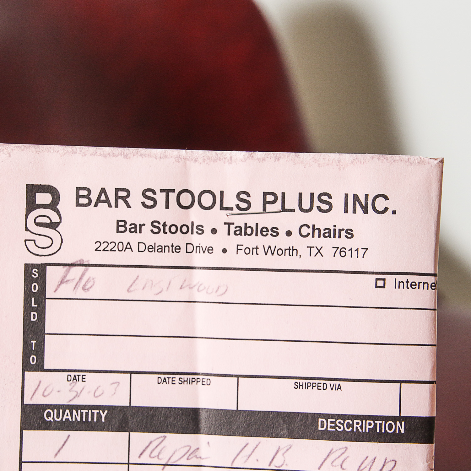 Red Vinyl Upholstered Barstools by Bar Stools Plus Inc.