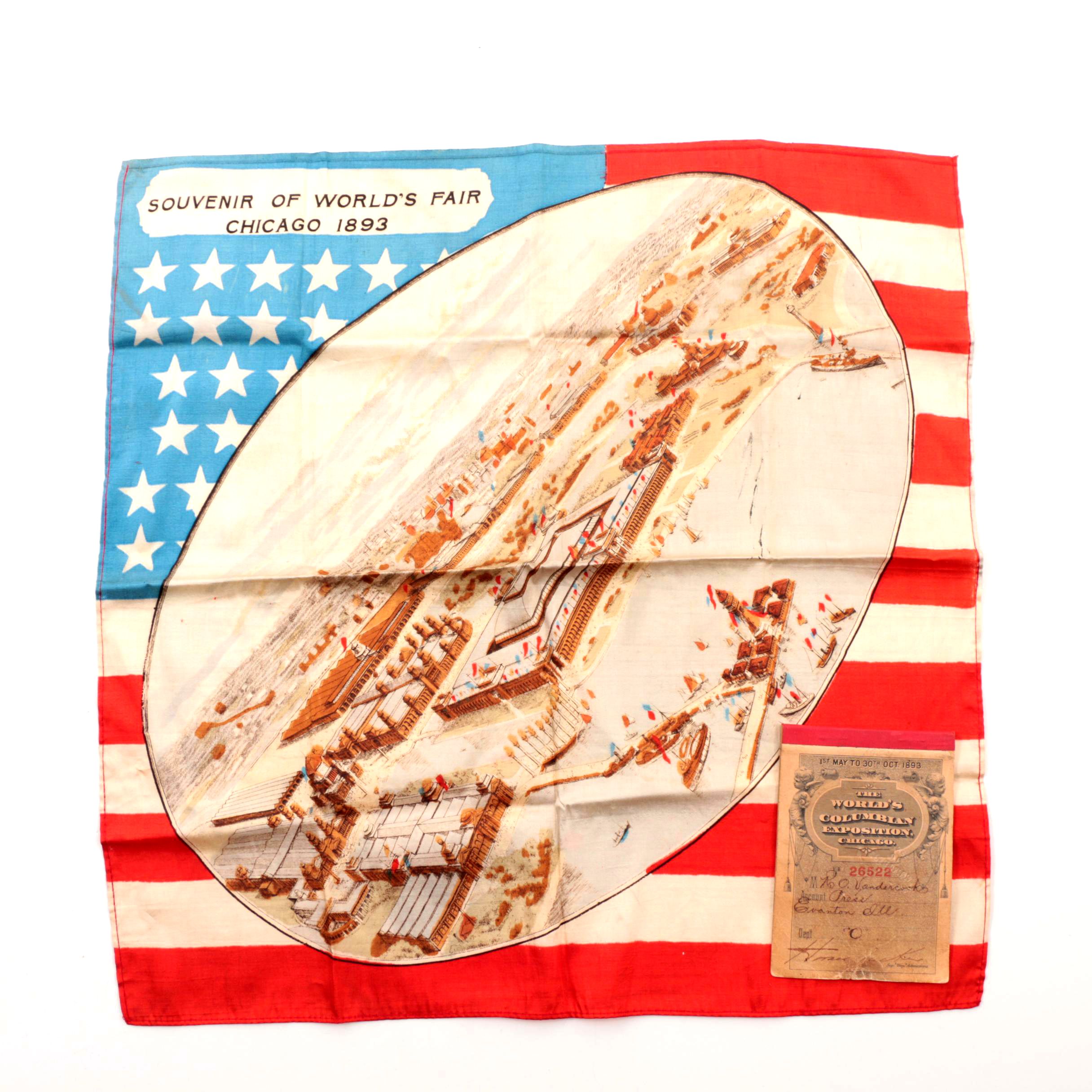 Circa 1893 Columbian Exposition and World's Fair Collectibles