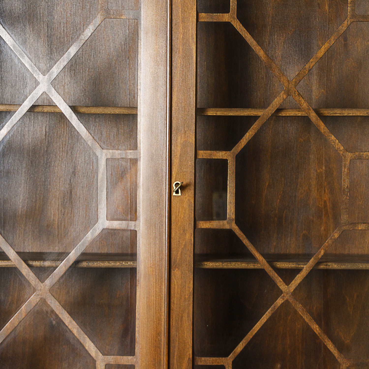 Vintage Chippendale Style Mahogany Secretary