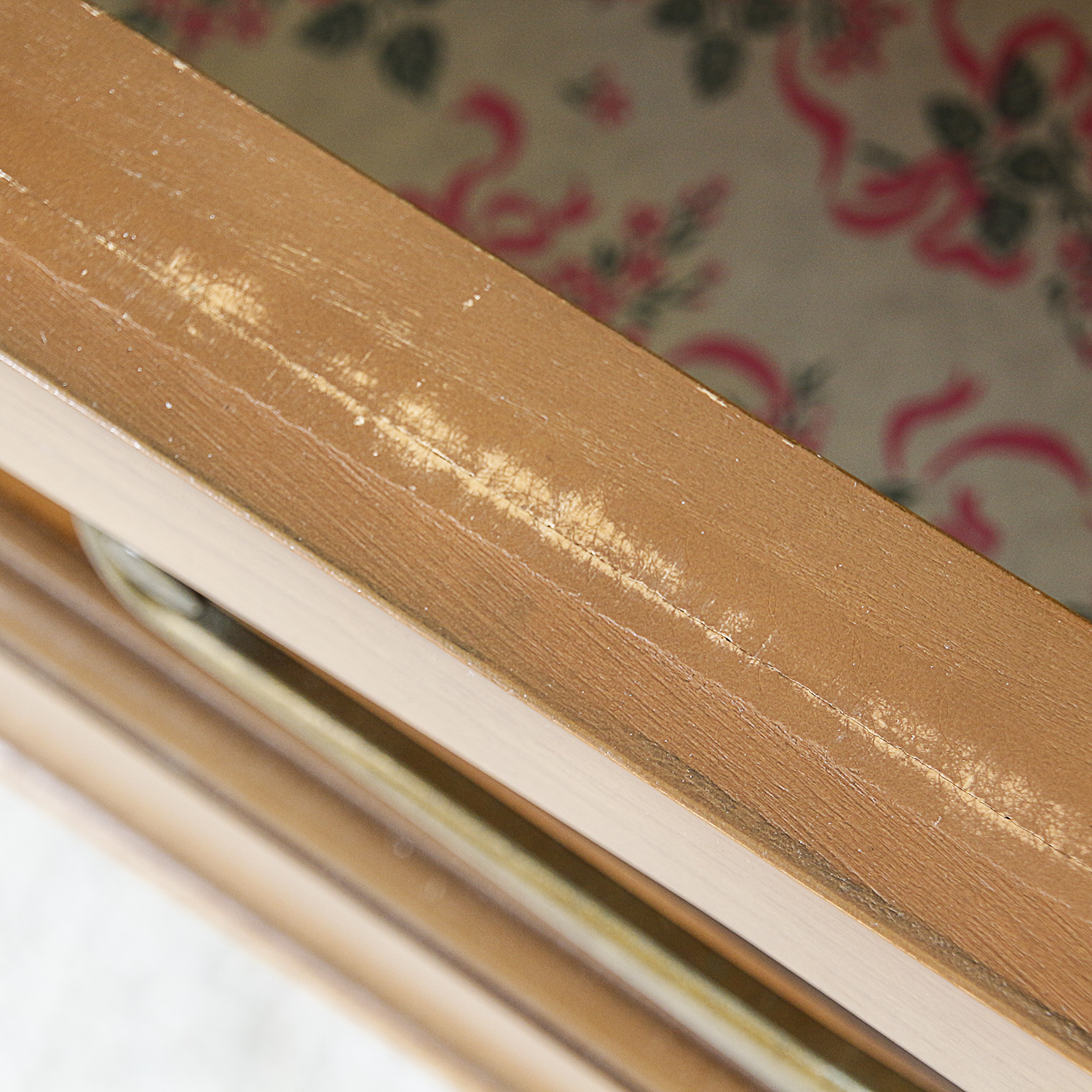 Vintage Mid Century Modern Dresser with Mirror by Bassett Furniture