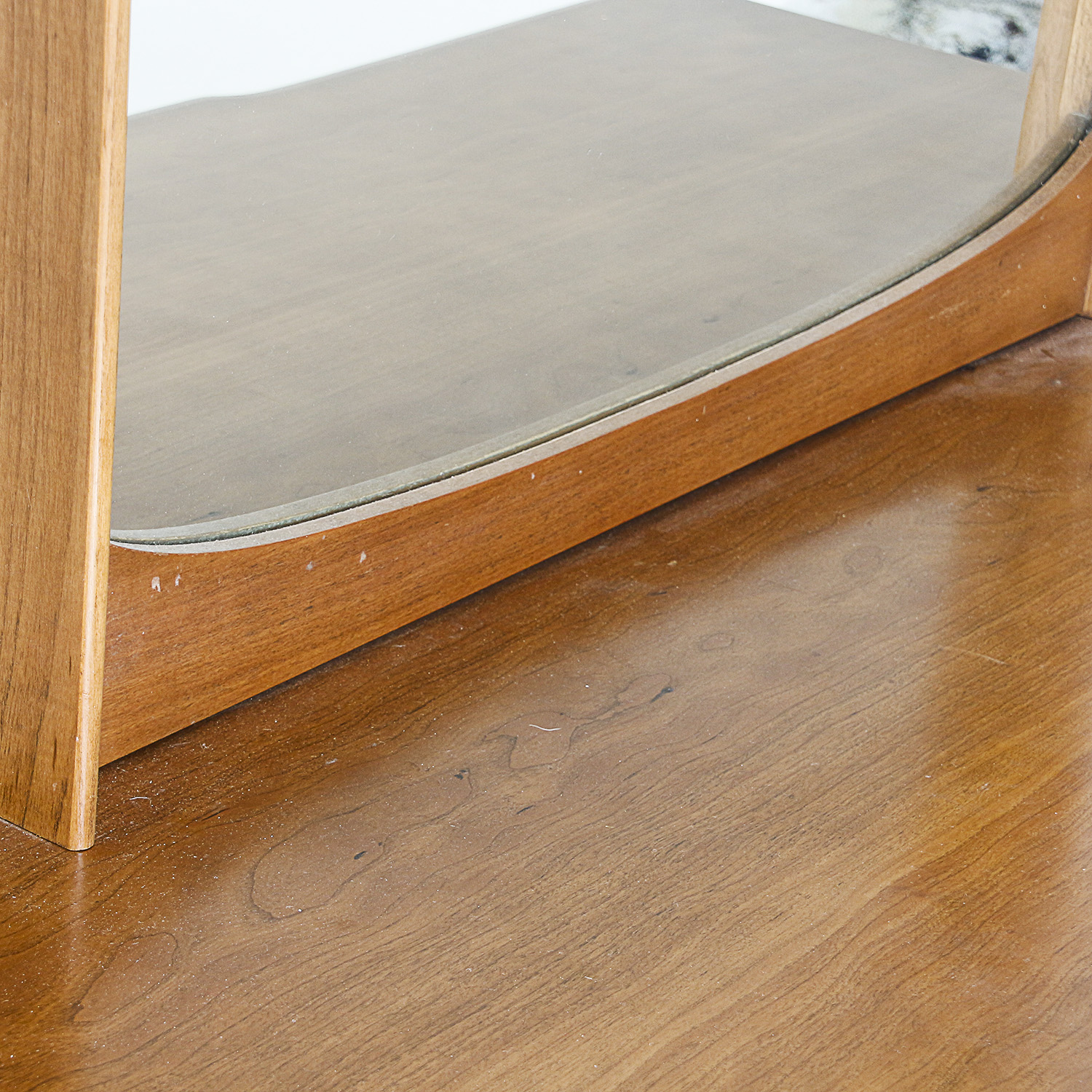 Vintage Mid Century Modern Dresser with Mirror by Bassett Furniture