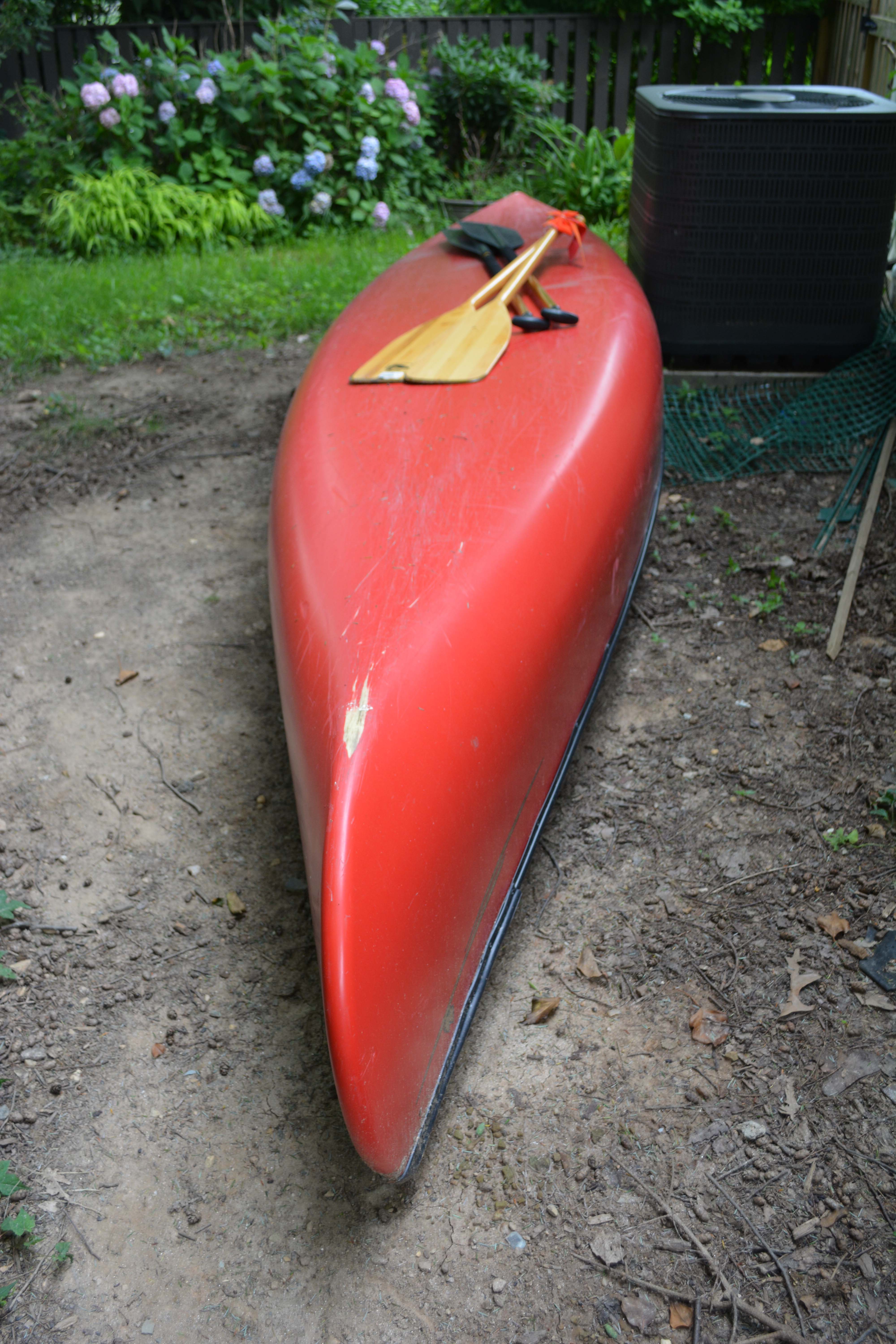 Old Town Royalex Camper Canoe with Carlisle and Bending Branches Paddles
