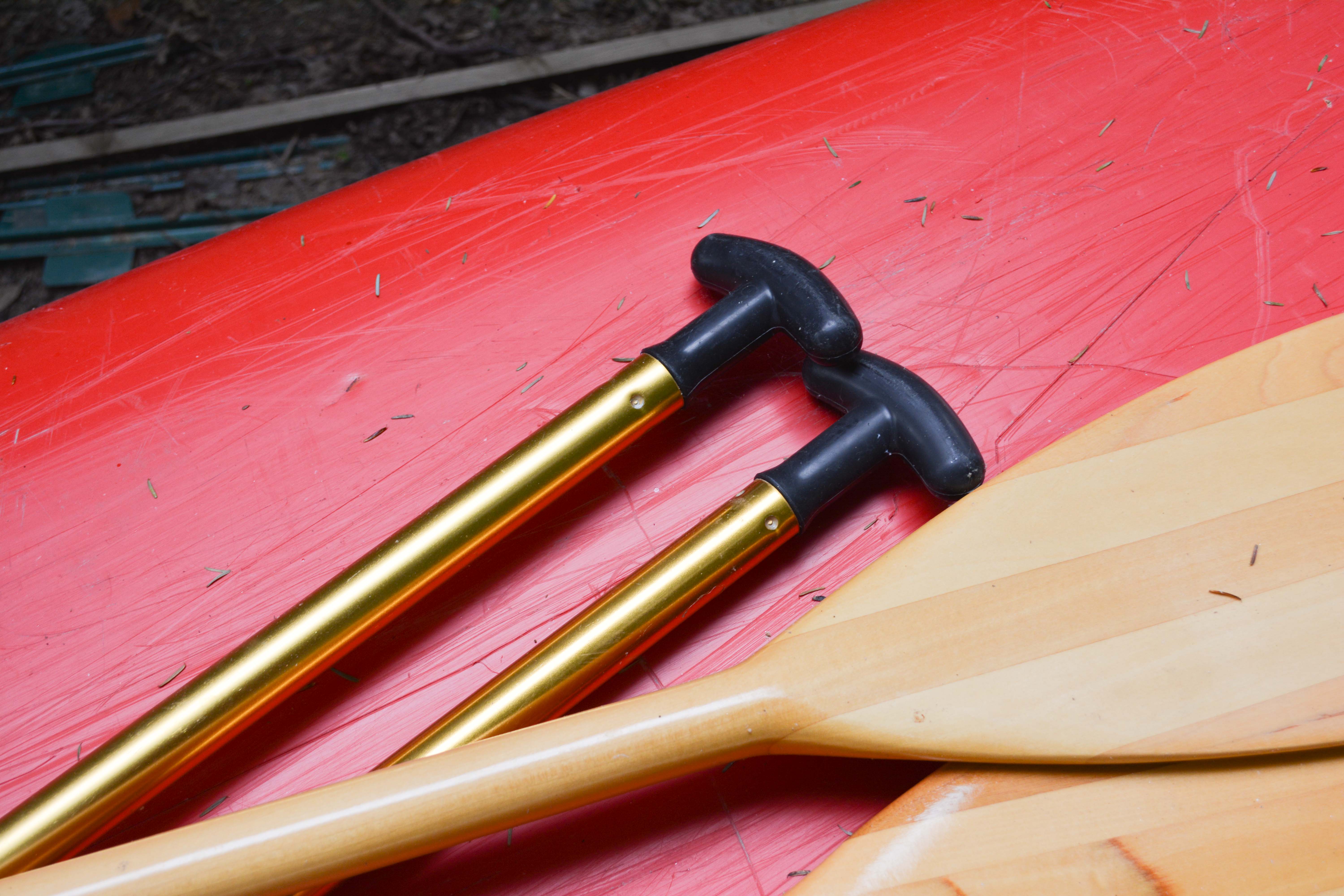 Old Town Royalex Camper Canoe with Carlisle and Bending Branches Paddles