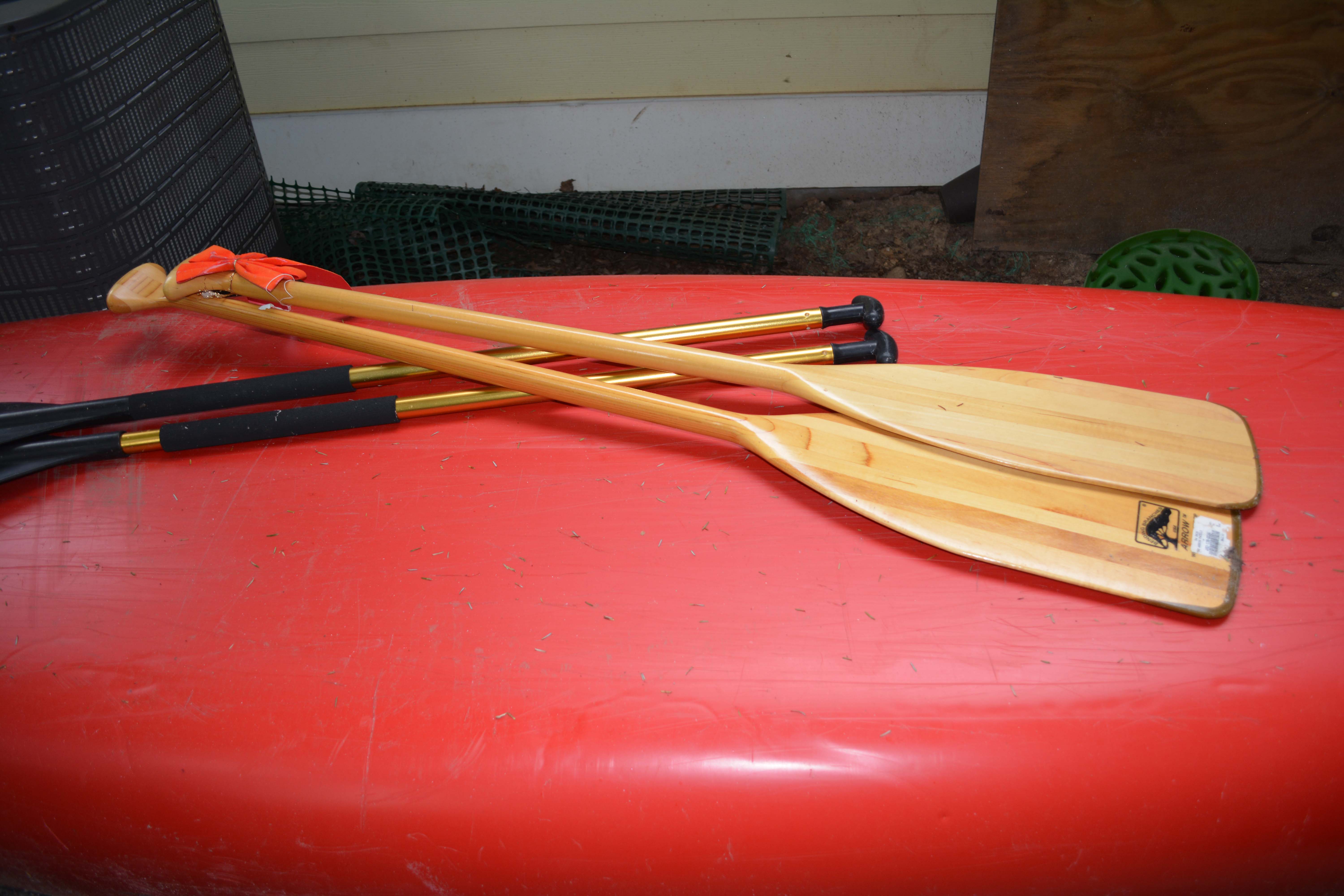 Old Town Royalex Camper Canoe with Carlisle and Bending Branches Paddles