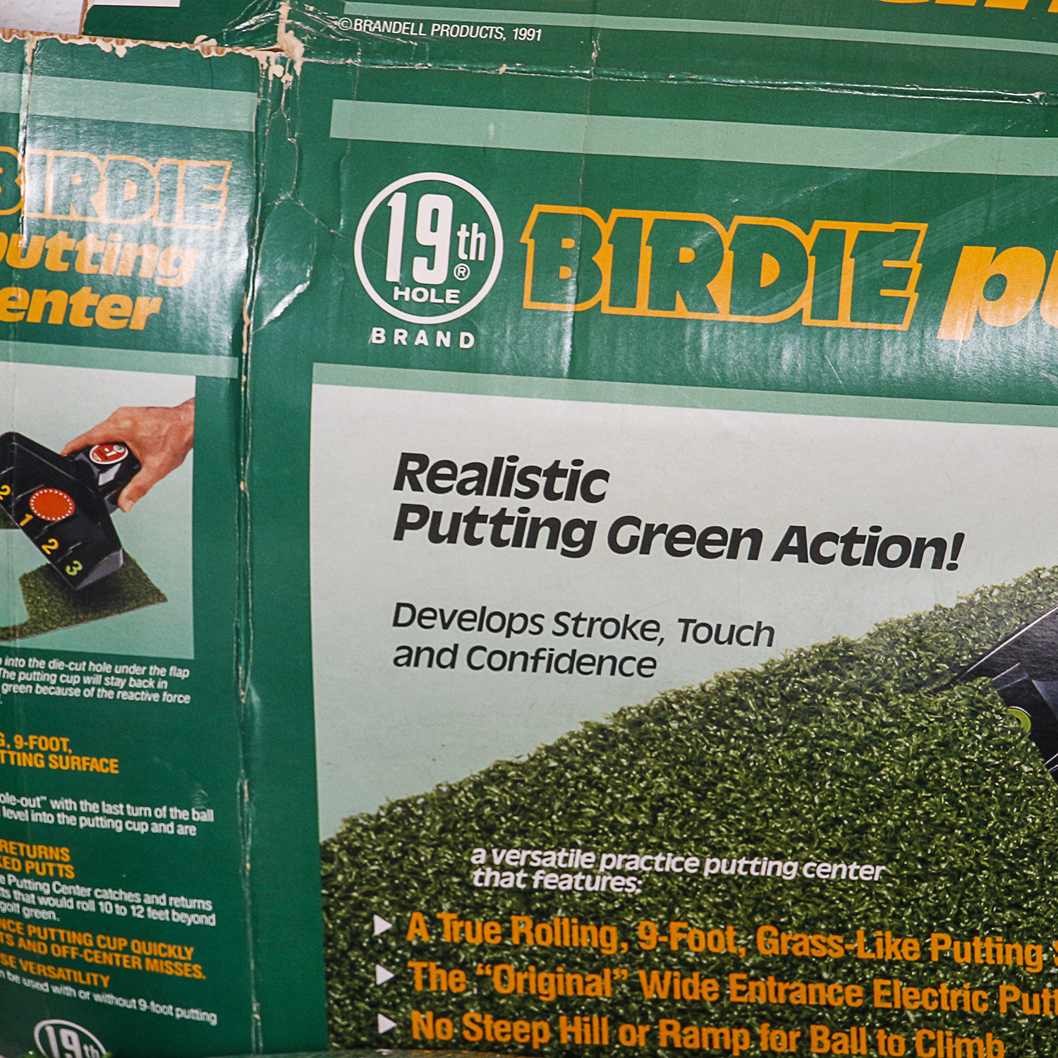 Golf Clubs, Bag and Birdie Putting Center