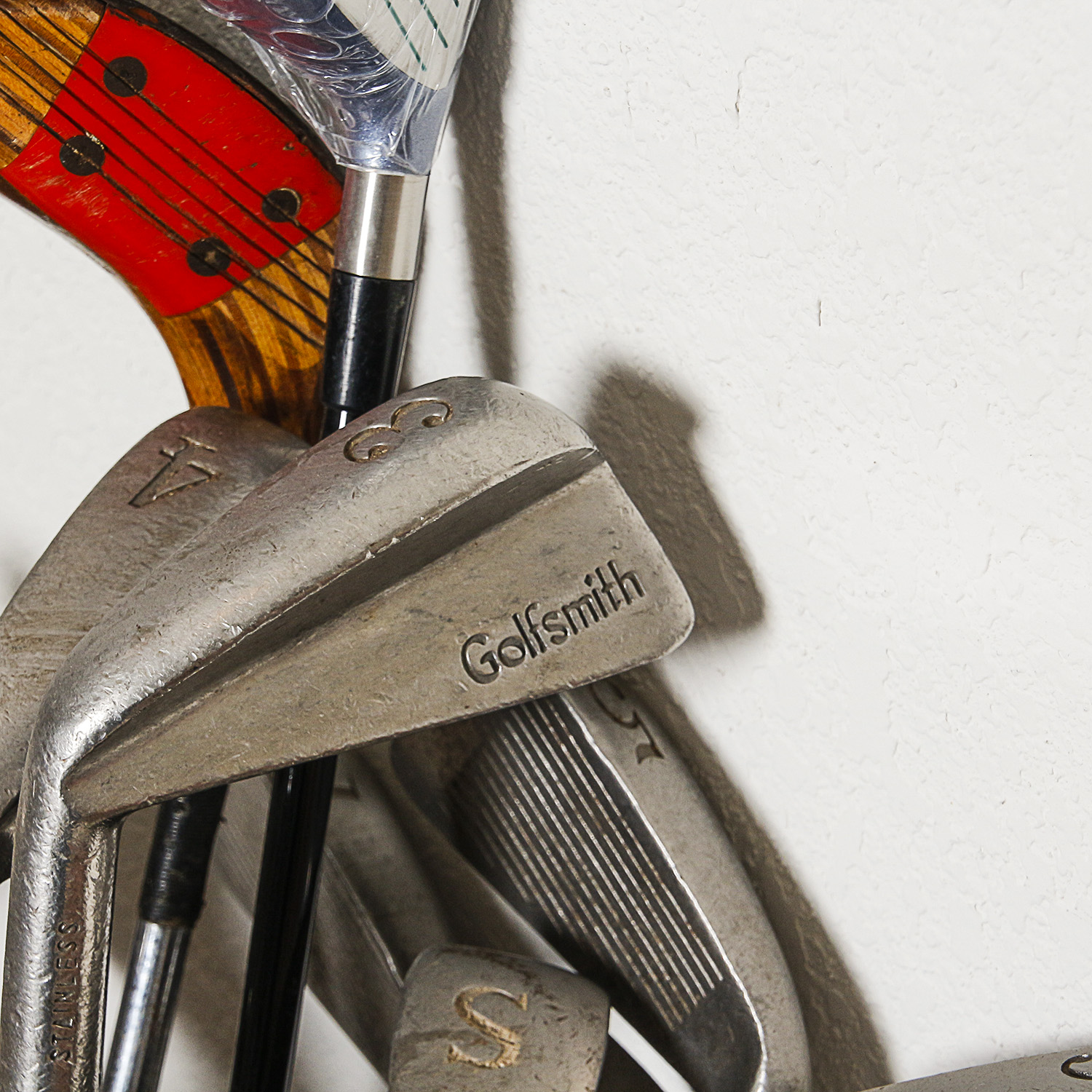 Golf Clubs, Bag and Birdie Putting Center