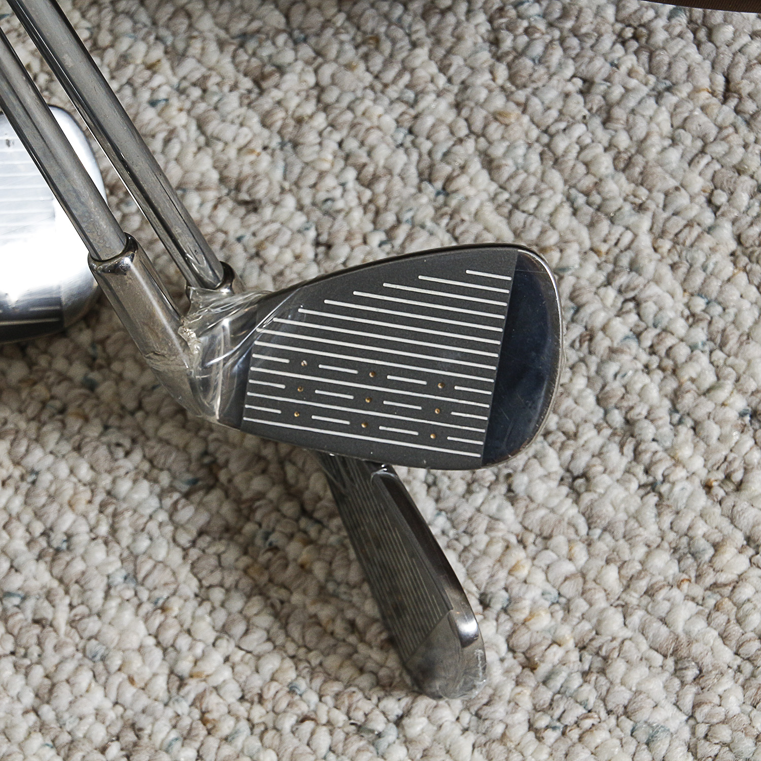 Golf Clubs, Bag and Birdie Putting Center