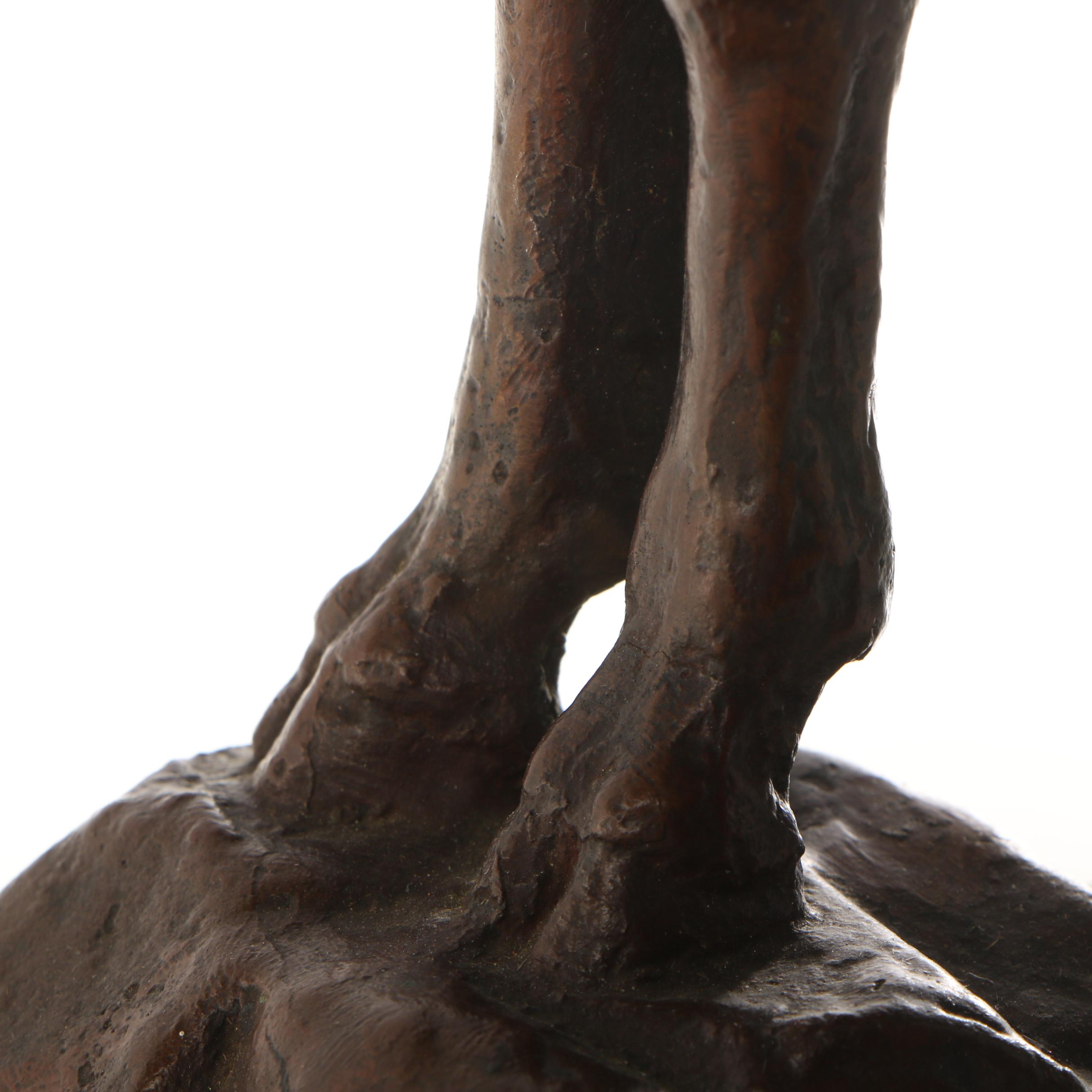 Bronze Sculpture After James L. Clark "Ovis Poli"