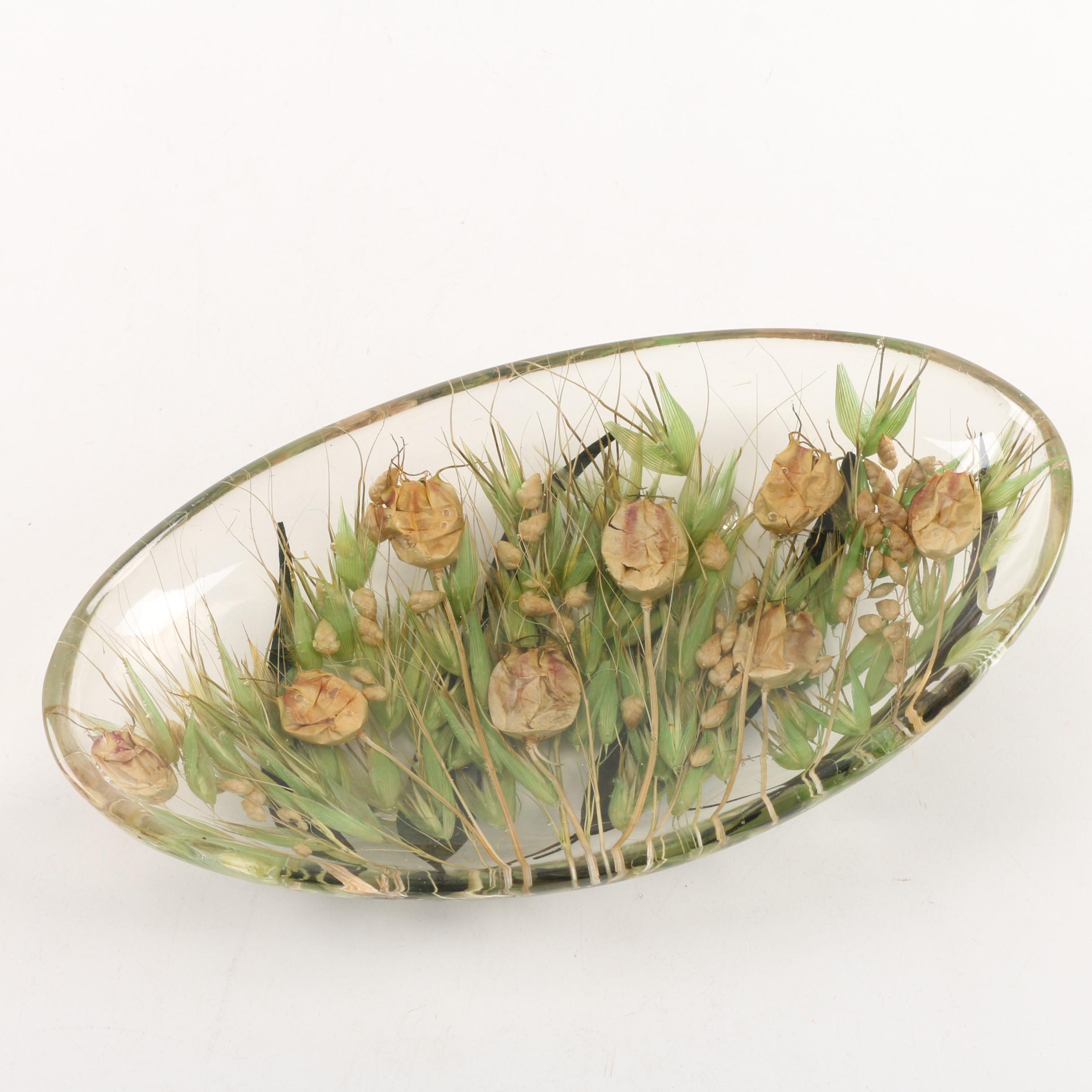 Riccardo Marzi Savannah Collection Oval Resin Plate