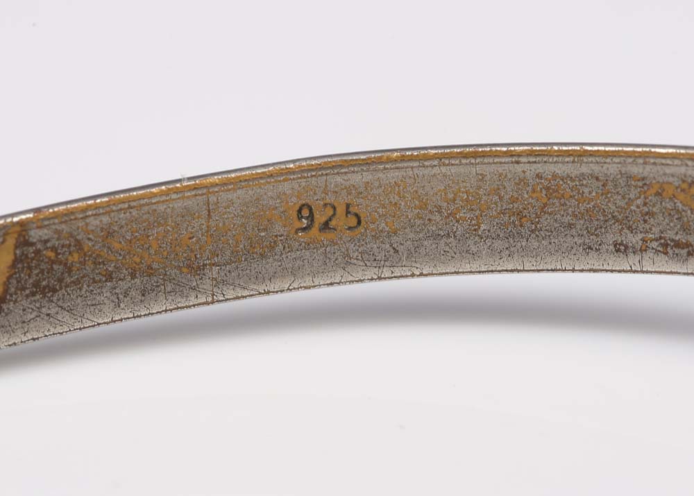 Sterling Silver Dolphin Bangle Bracelet