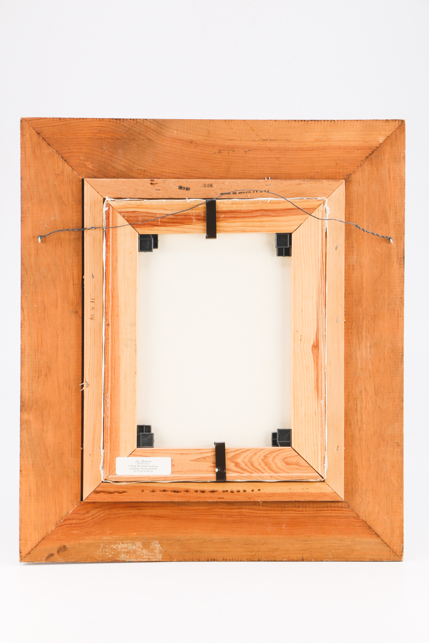 Jan Bernard Original Oil Landscape with Horse & Buggy on Canvas