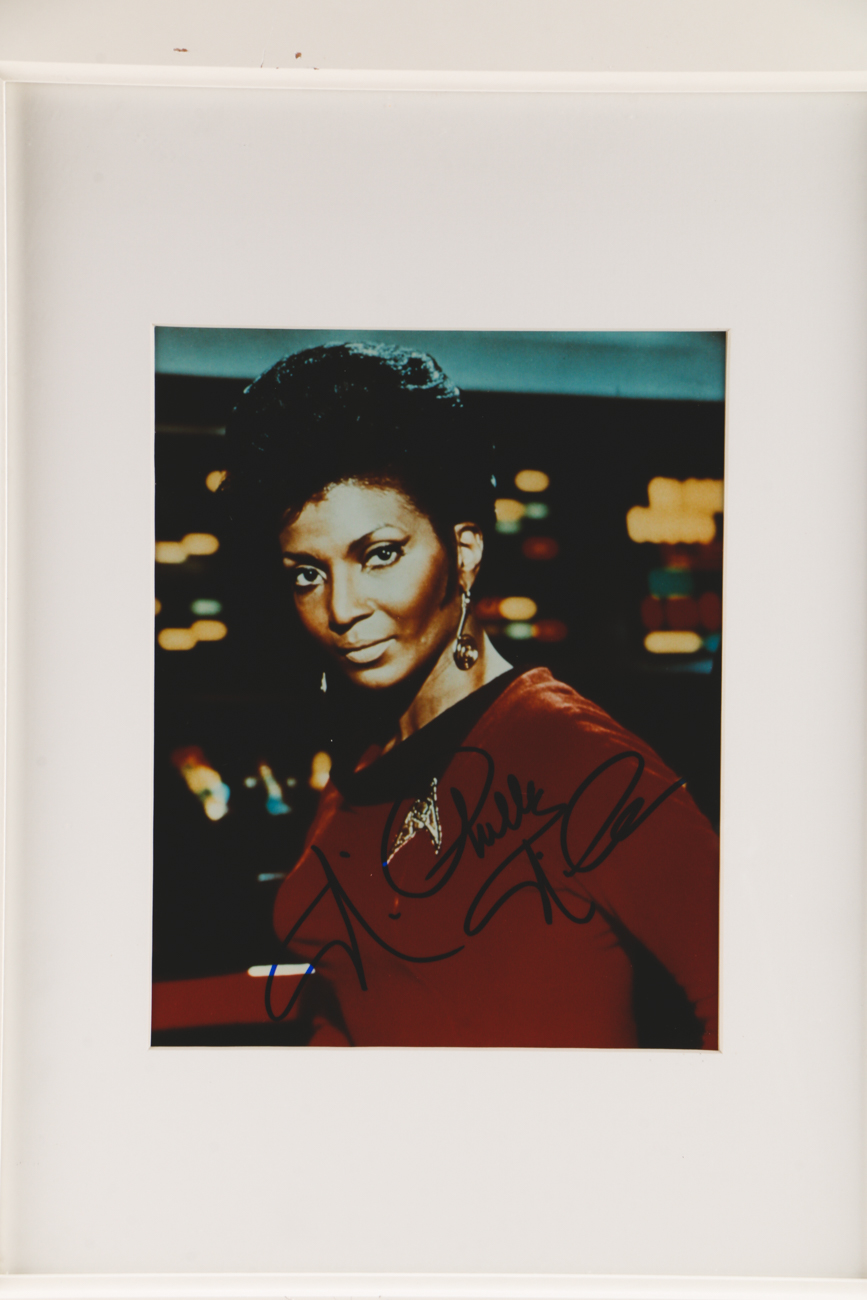 Nichelle Nichols "Lt. Uhura" Signed "Star Trek" Framed Display