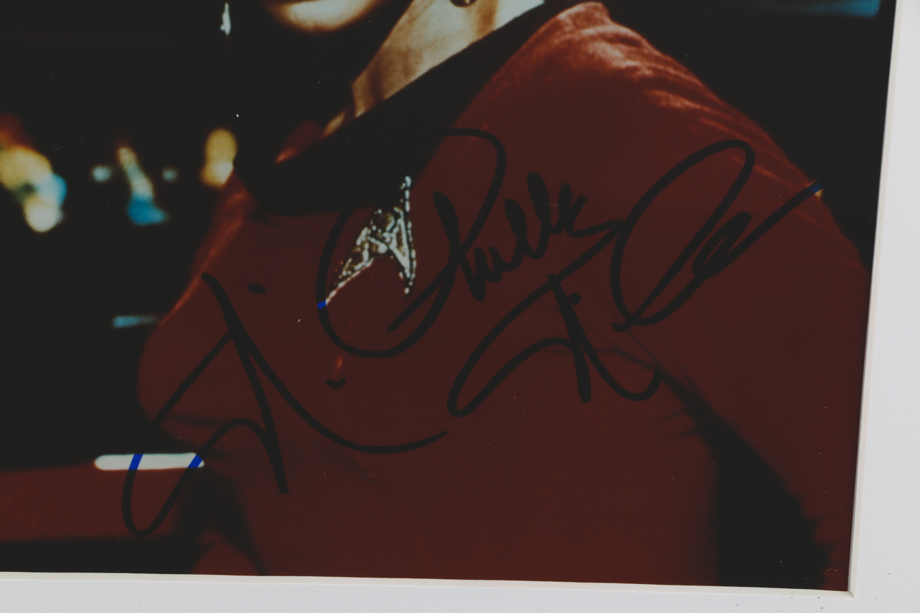 Nichelle Nichols "Lt. Uhura" Signed "Star Trek" Framed Display