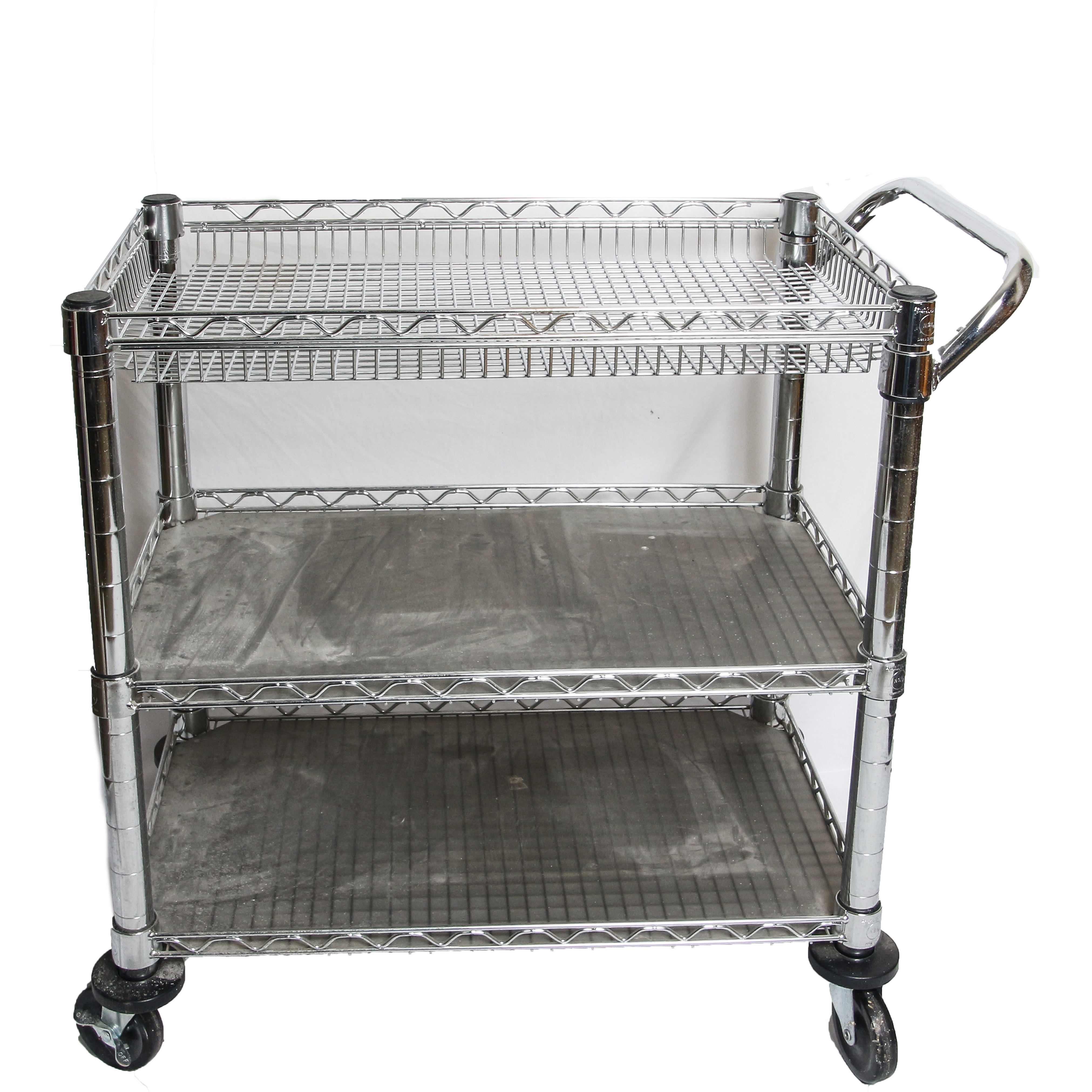 Three-Tiered Rolling Cart