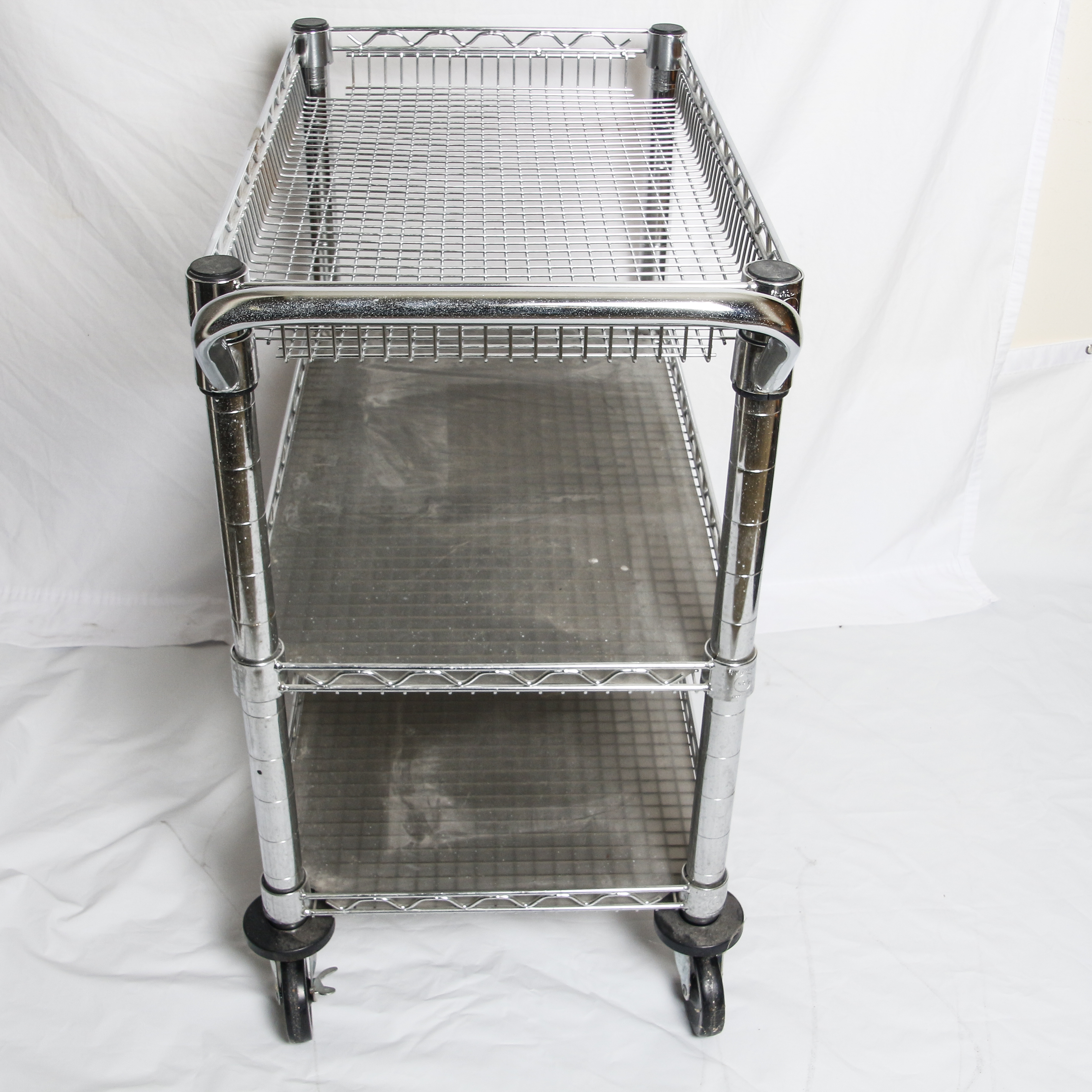 Three-Tiered Rolling Cart